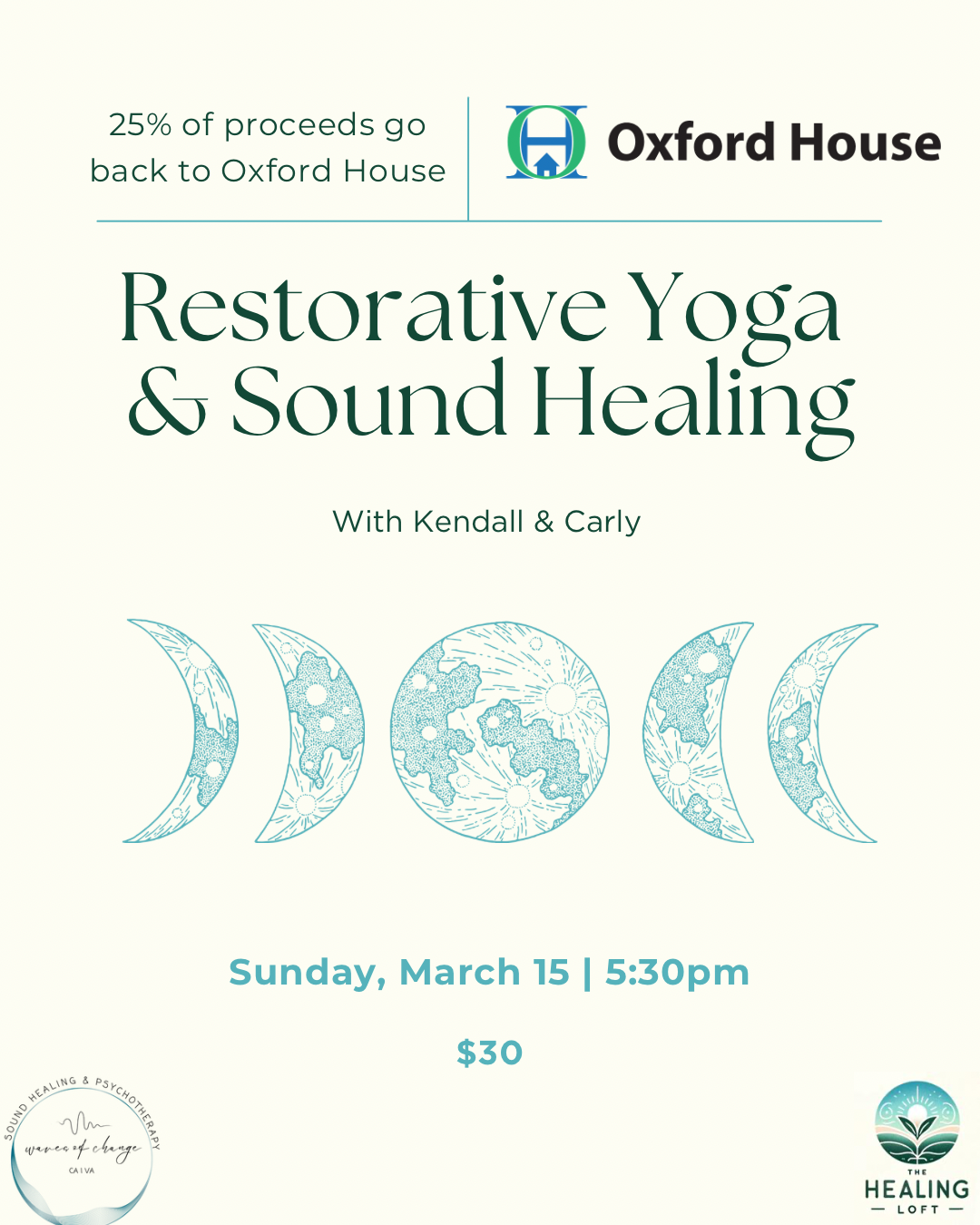 Restorative sound healing and yoga