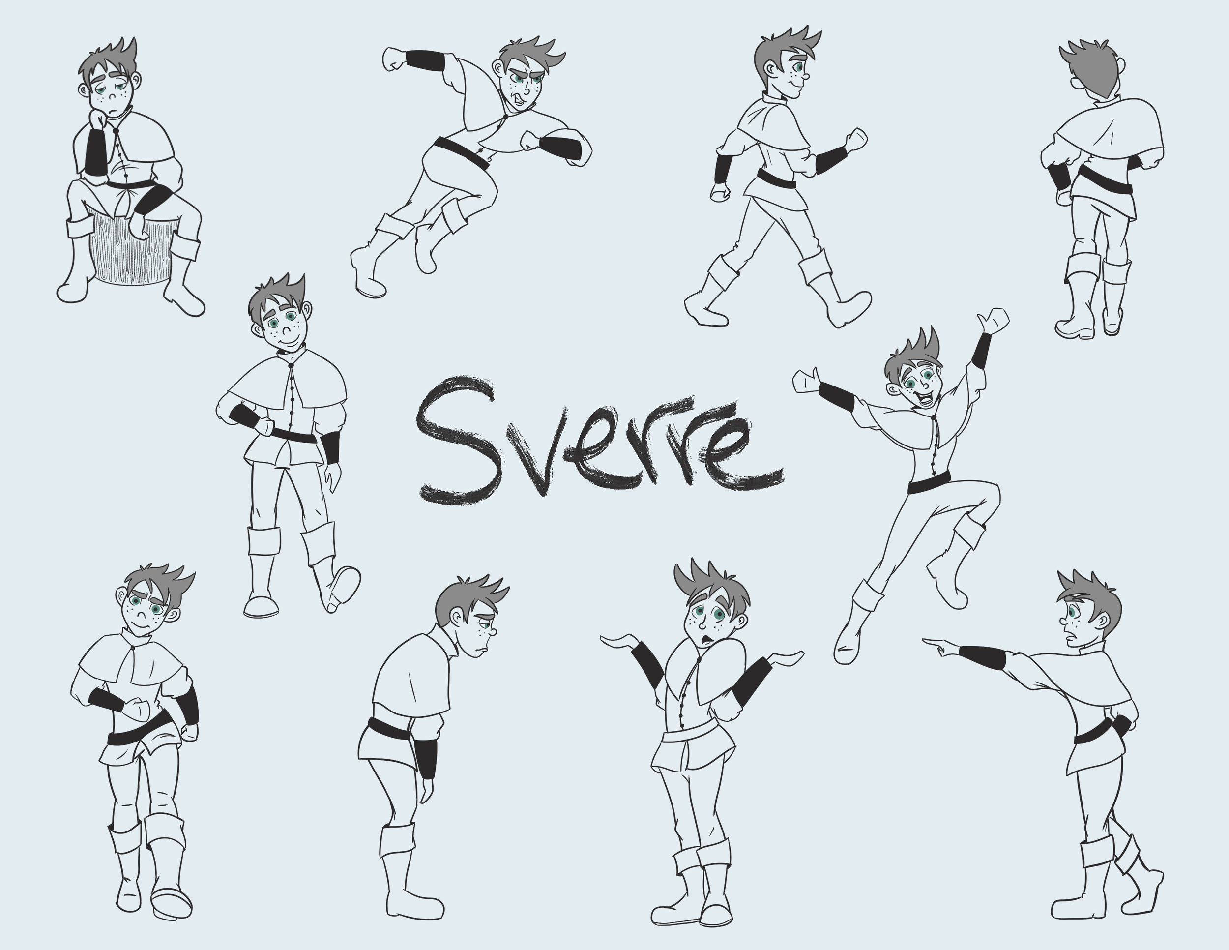 Character action sheet