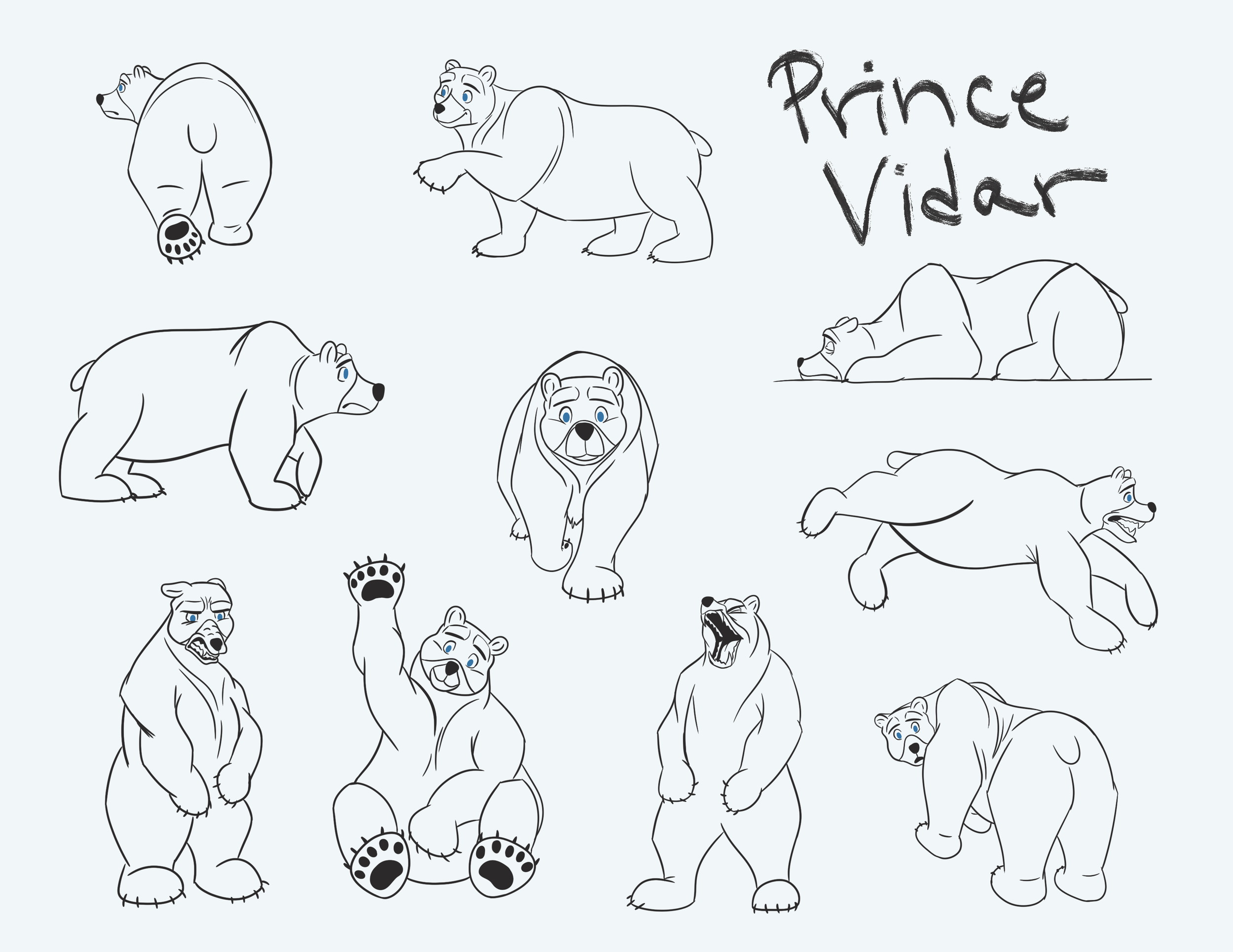 Character design poses