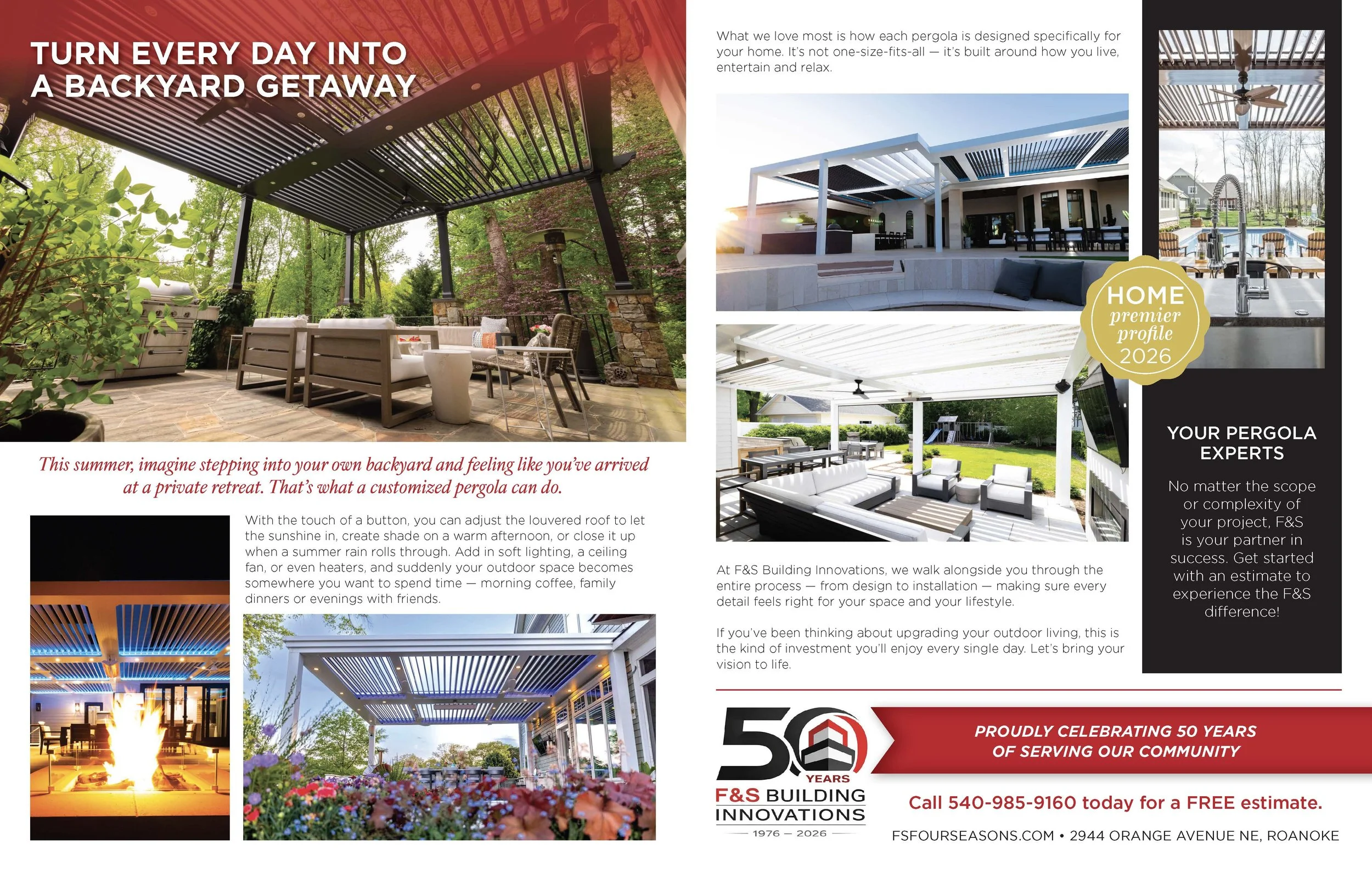 Spread designed  for HOME Magazine, Agency: James River Media