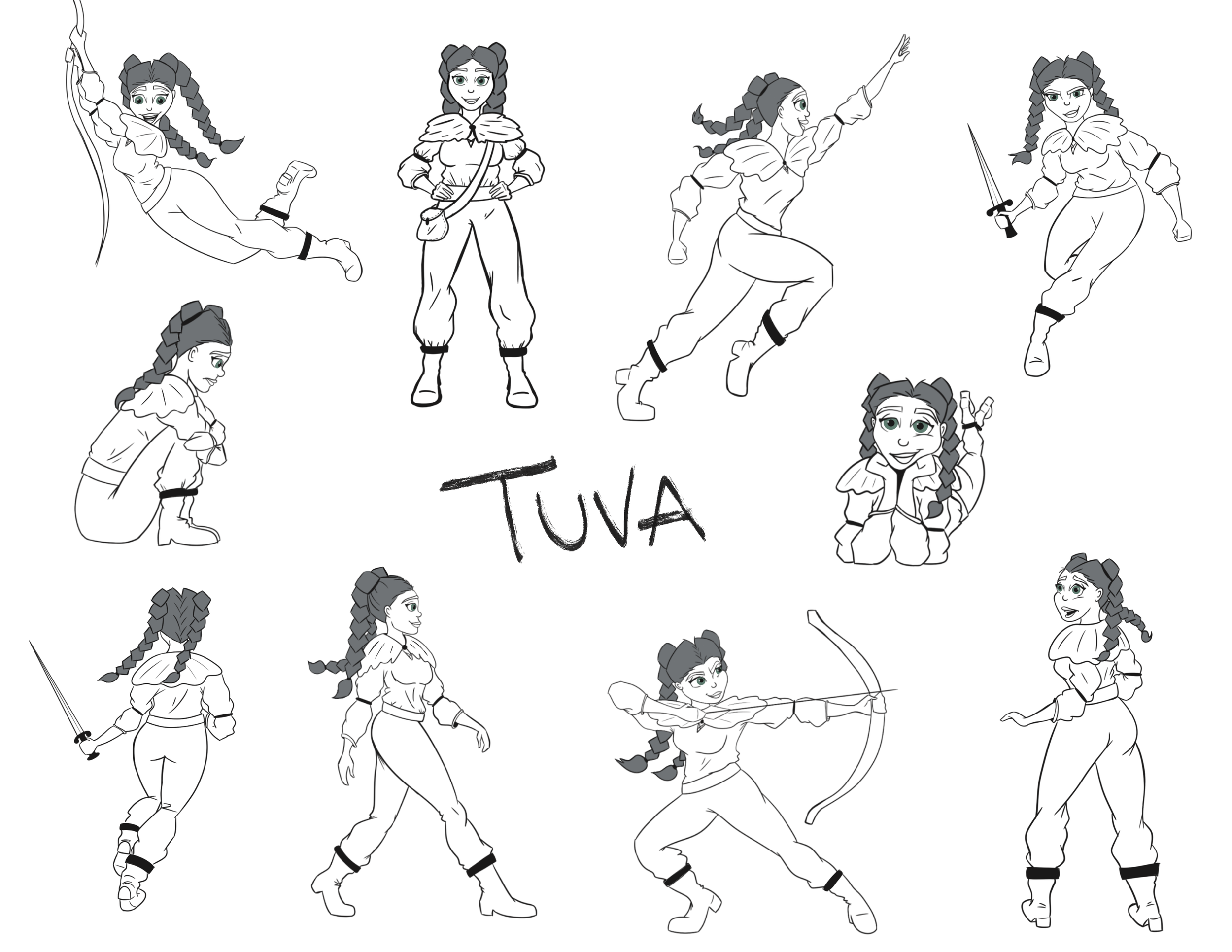 Character poses