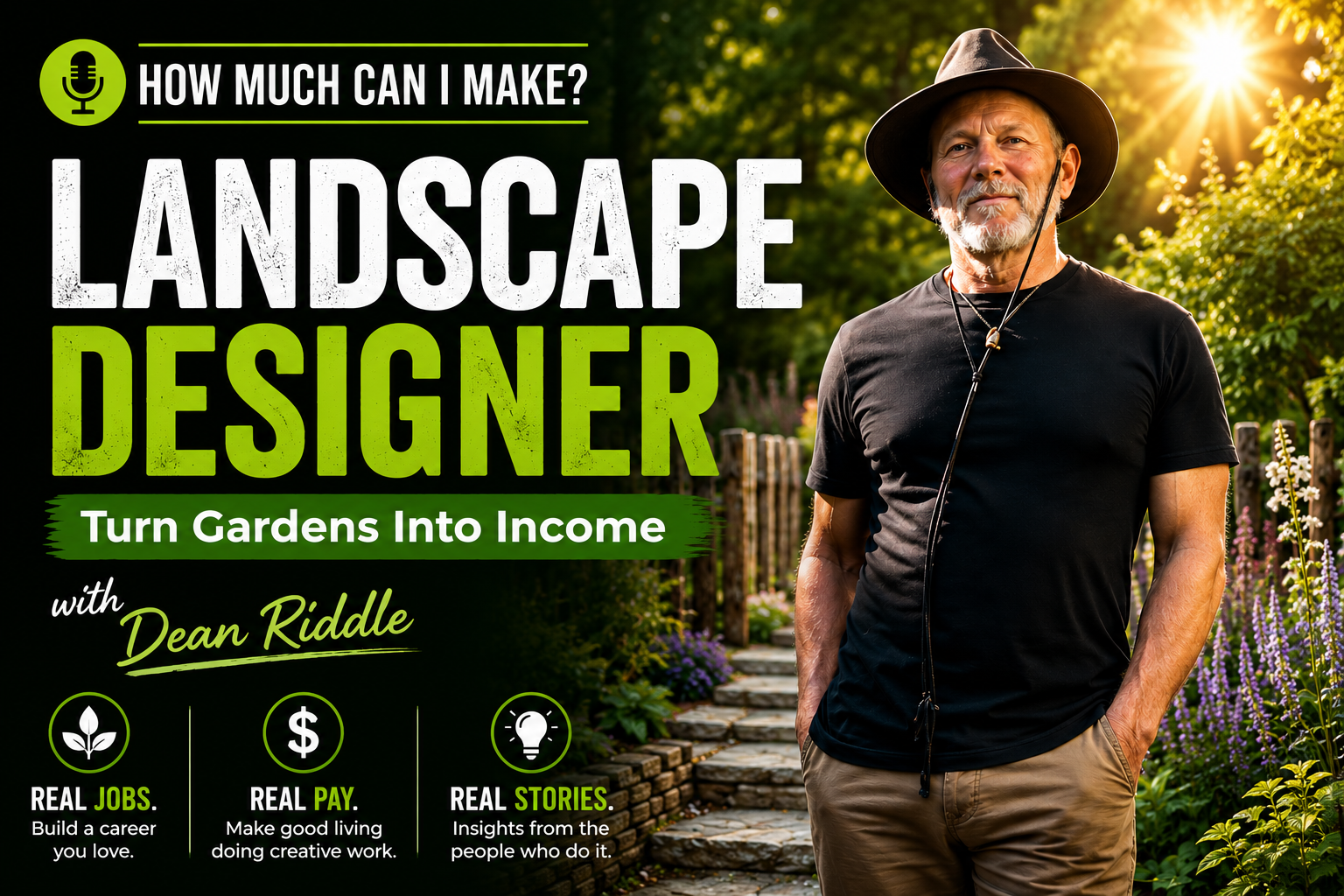 Landscape Designer Career &amp; Pay: How to Start Garden Design with Dean Riddle