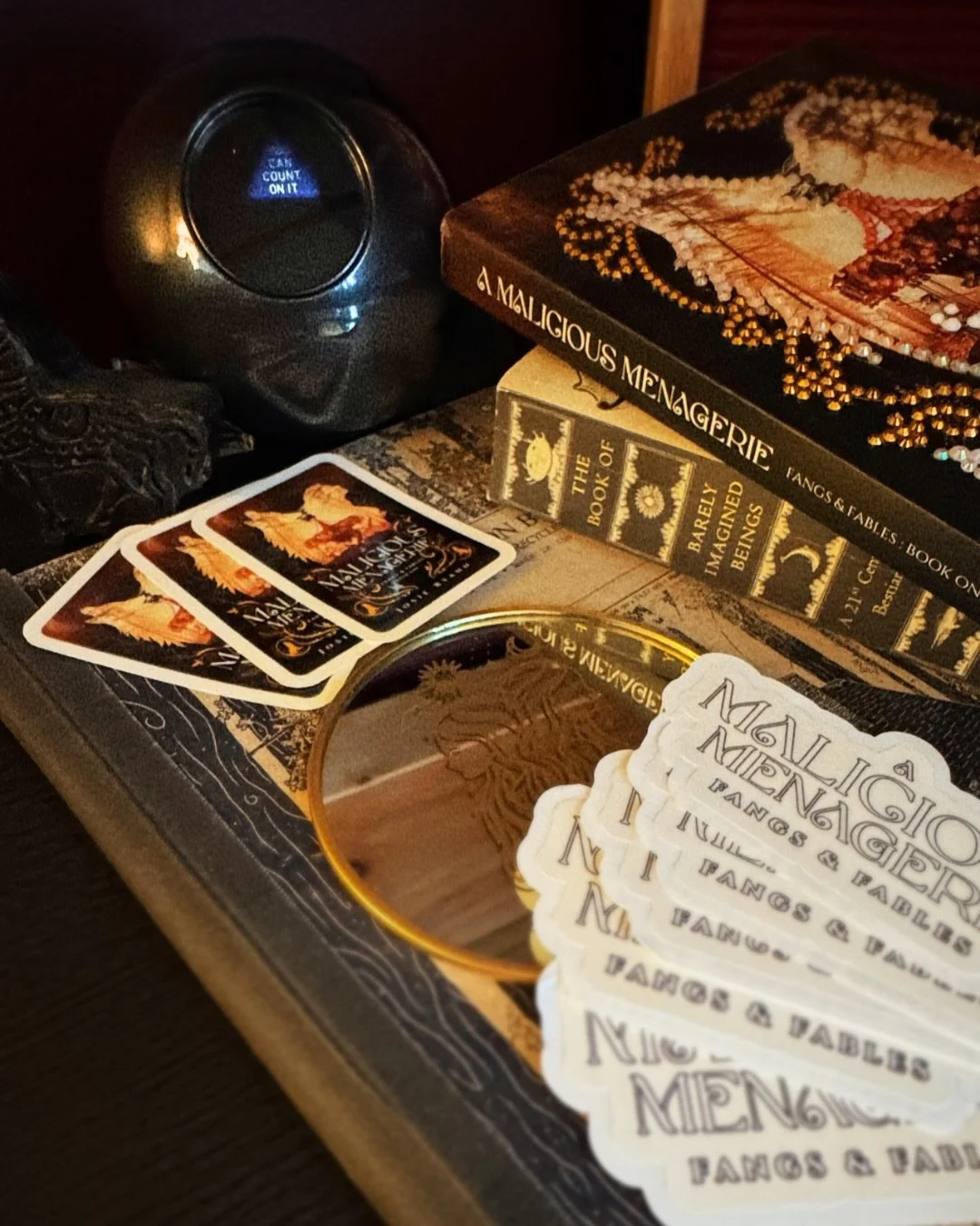 OBSESSED. ✨

I&rsquo;ve been experimenting with my new Cricut and loving the results. There&rsquo;s been some trial and error, but seeing my own book title on a shirt and stickers? Best feeling ever. 🐺📚

(Even though I should be editing Fang Fatale