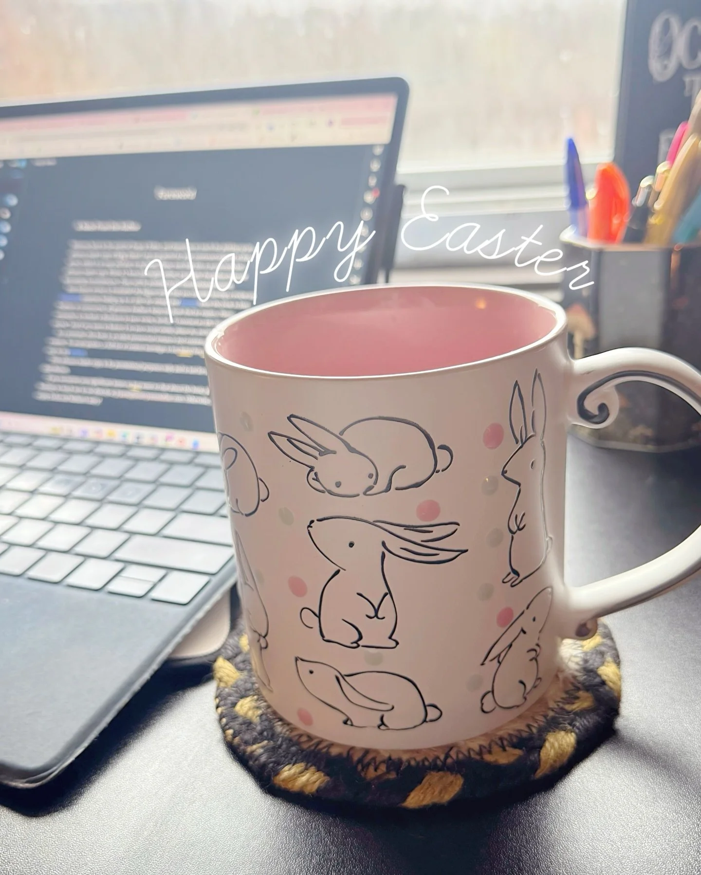 Happy Easter to those who celebrate! 🐰🪺

I am so here for the cute bunnies, and even better if they have antlers. There are no jackalopes in Fang Fatale, but I packed a ton of other creatures into the pages. Copyedits are nearly done, which means I