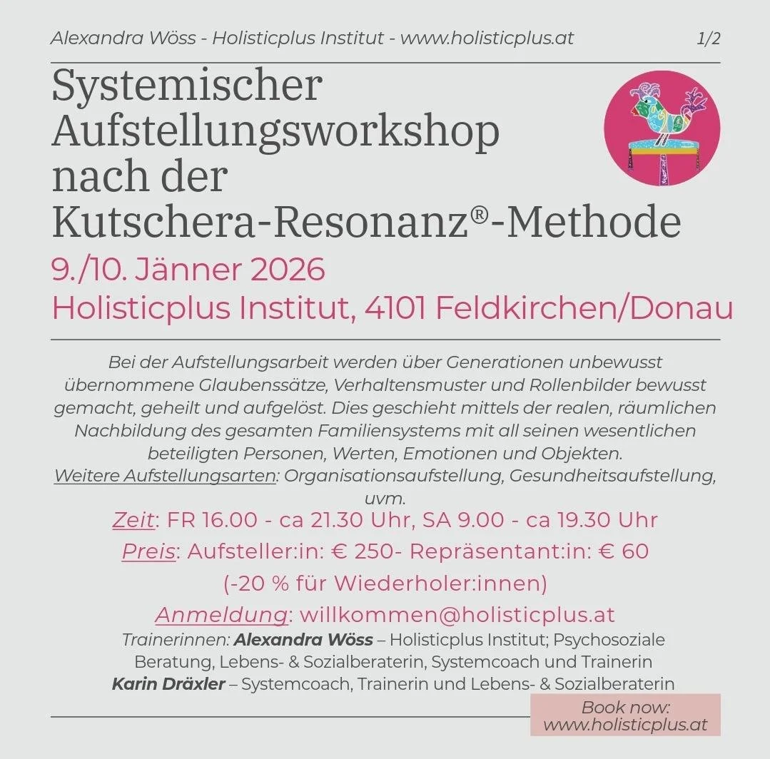 Systemische Aufstellung nach der Kutschera-Resonanz® Methode (OÖ)