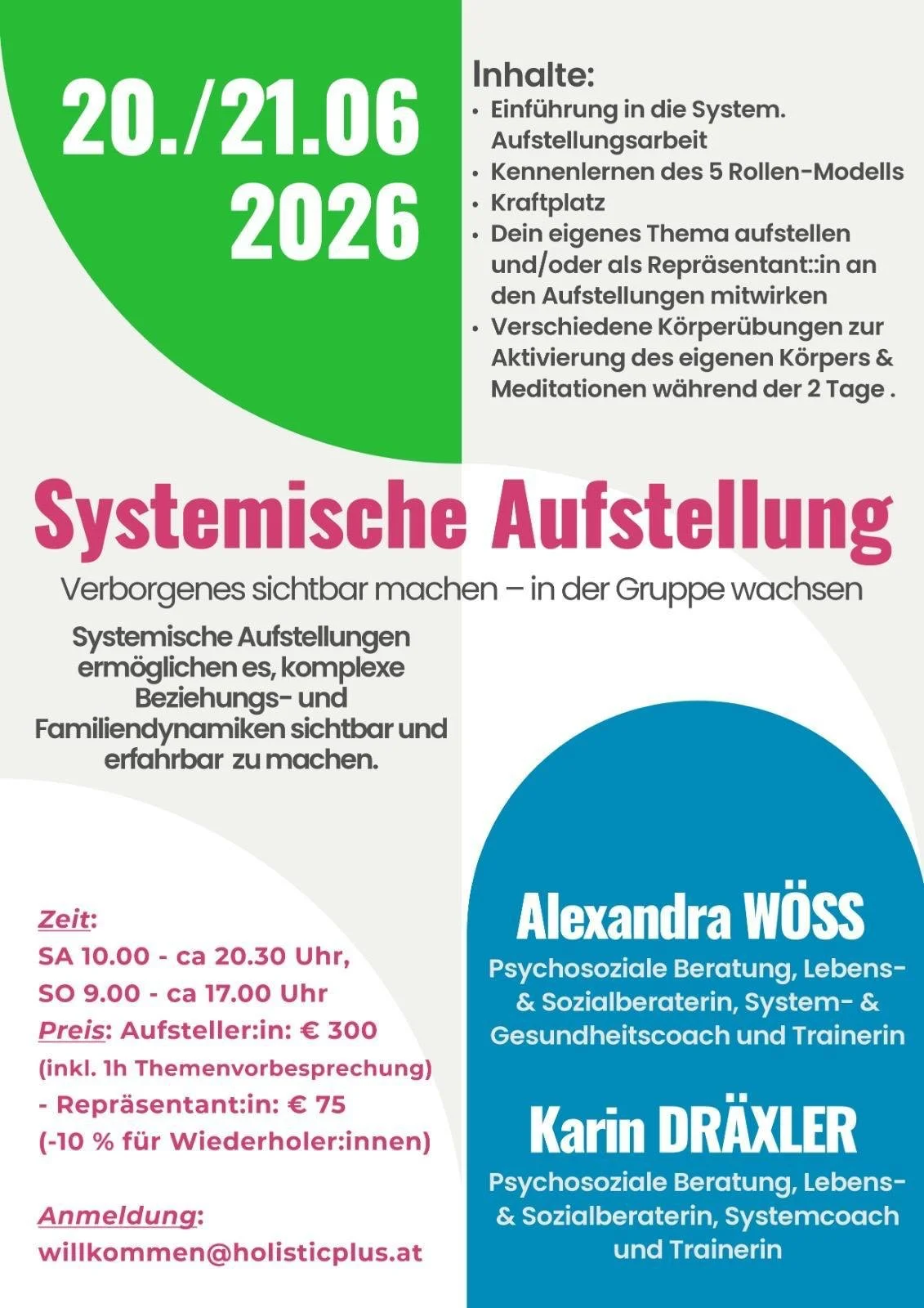 Systemische Aufstellung nach der Kutschera-Resonanz® Methode (OÖ)