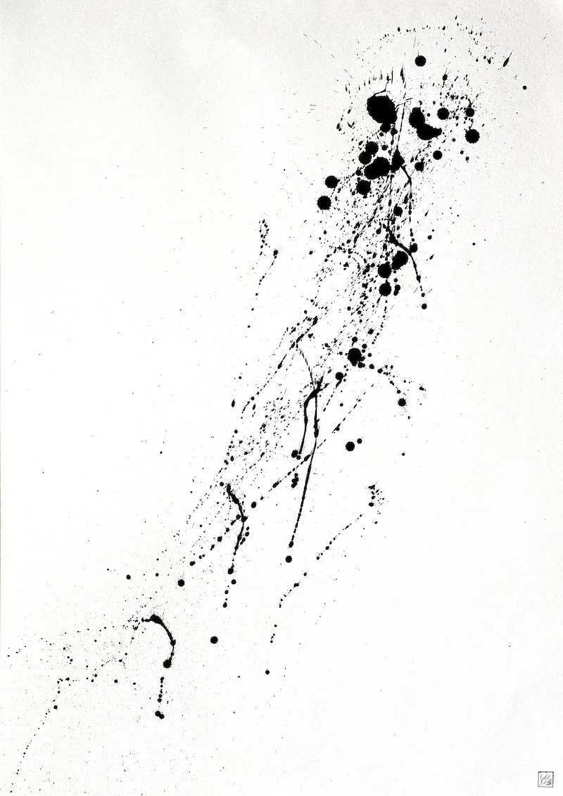 'Mantis': 60cm x 84cm: Ink on Paper