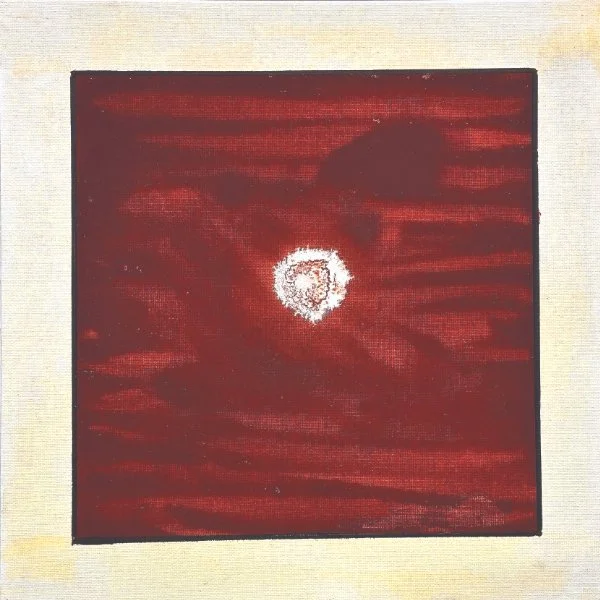 30cm x 30cm Square #1: Mineral, Botanic & Acrylic Ink on Canvas Board