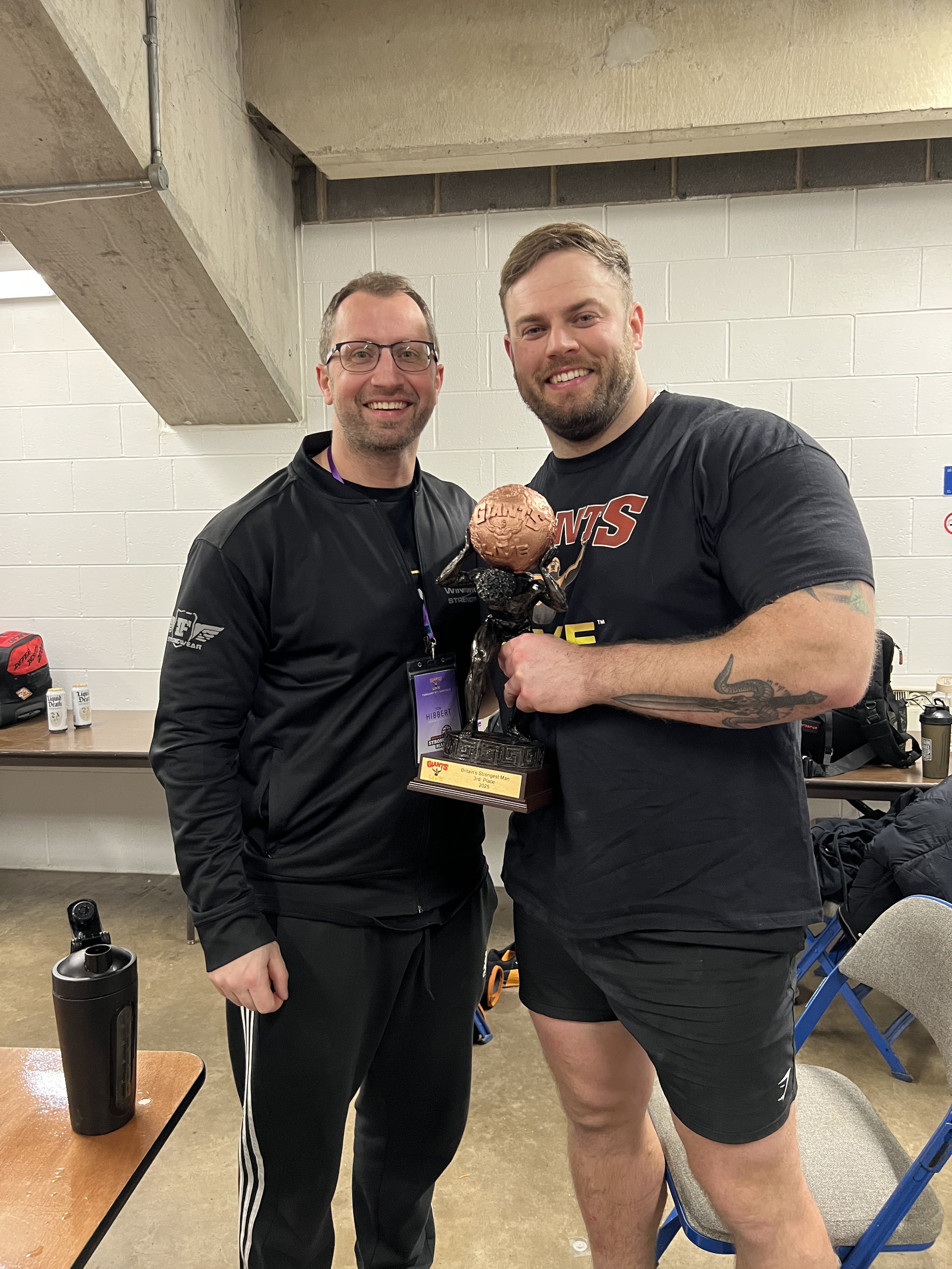 Tom Hibbert Andrew Flynn 3rd Place Trophy Britain's Strongest Man 2025.jpeg