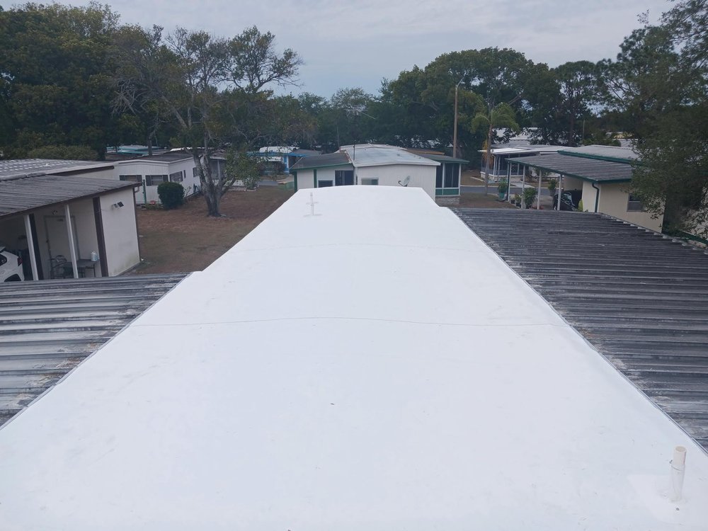 After TPO Overlay on Mobile Home
