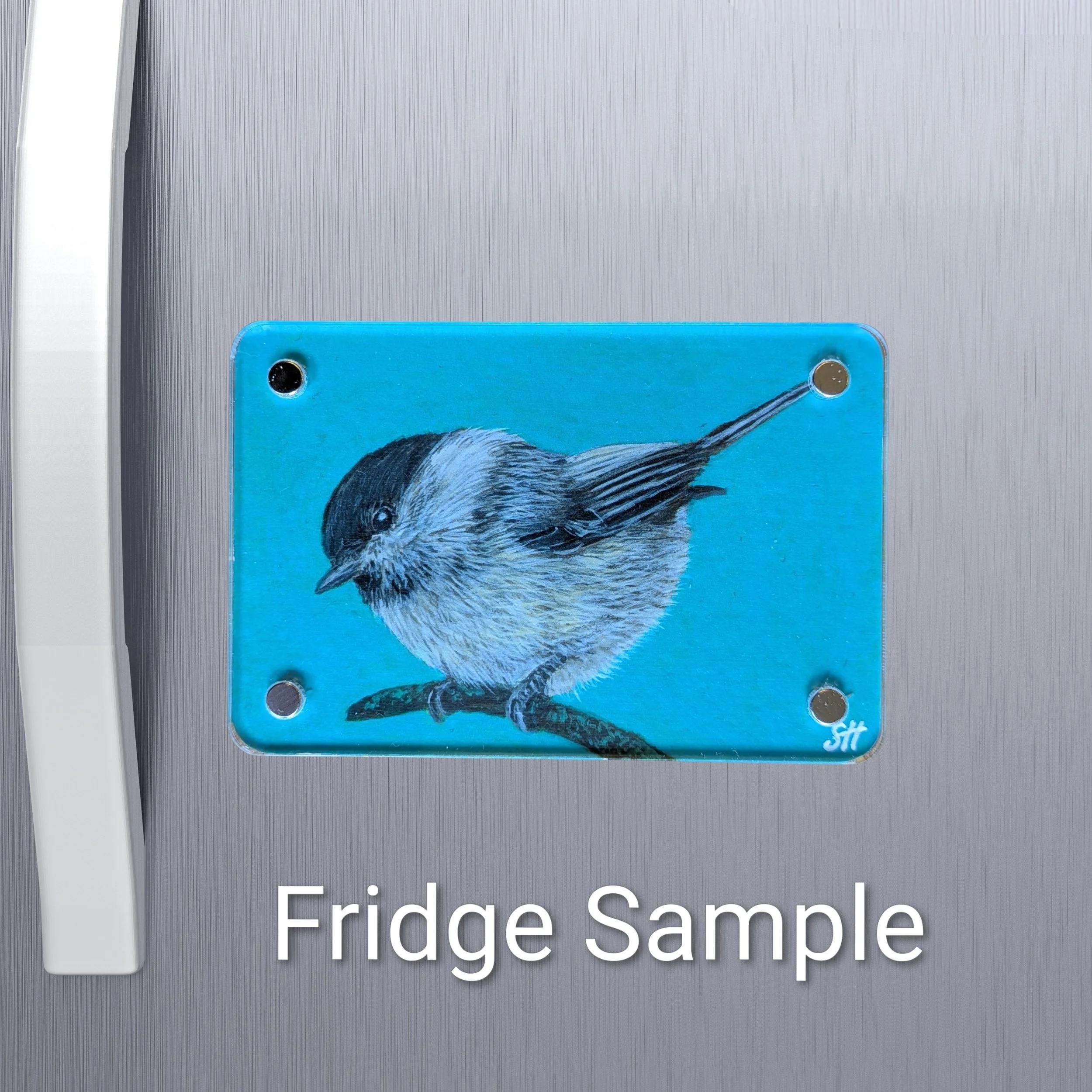 Willow Tit Mini Art Magnet (Limited to 50)