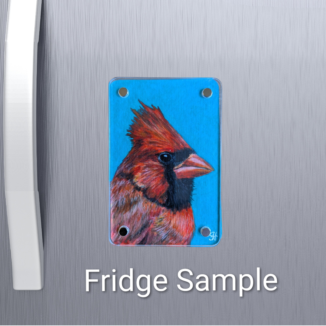 Cardinal Mini Art Magnet (Limited to 50)