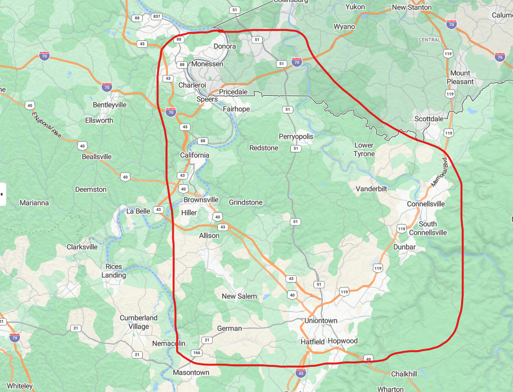 Narcotics Anonymous NA meeting locations in southwestern pennsylvania, Charleroi, Donora, Monessen, Connellsville, Perryopolis, Dawson, Brownsville, Uniontown, Vanderbilt, California, Belle Vernon