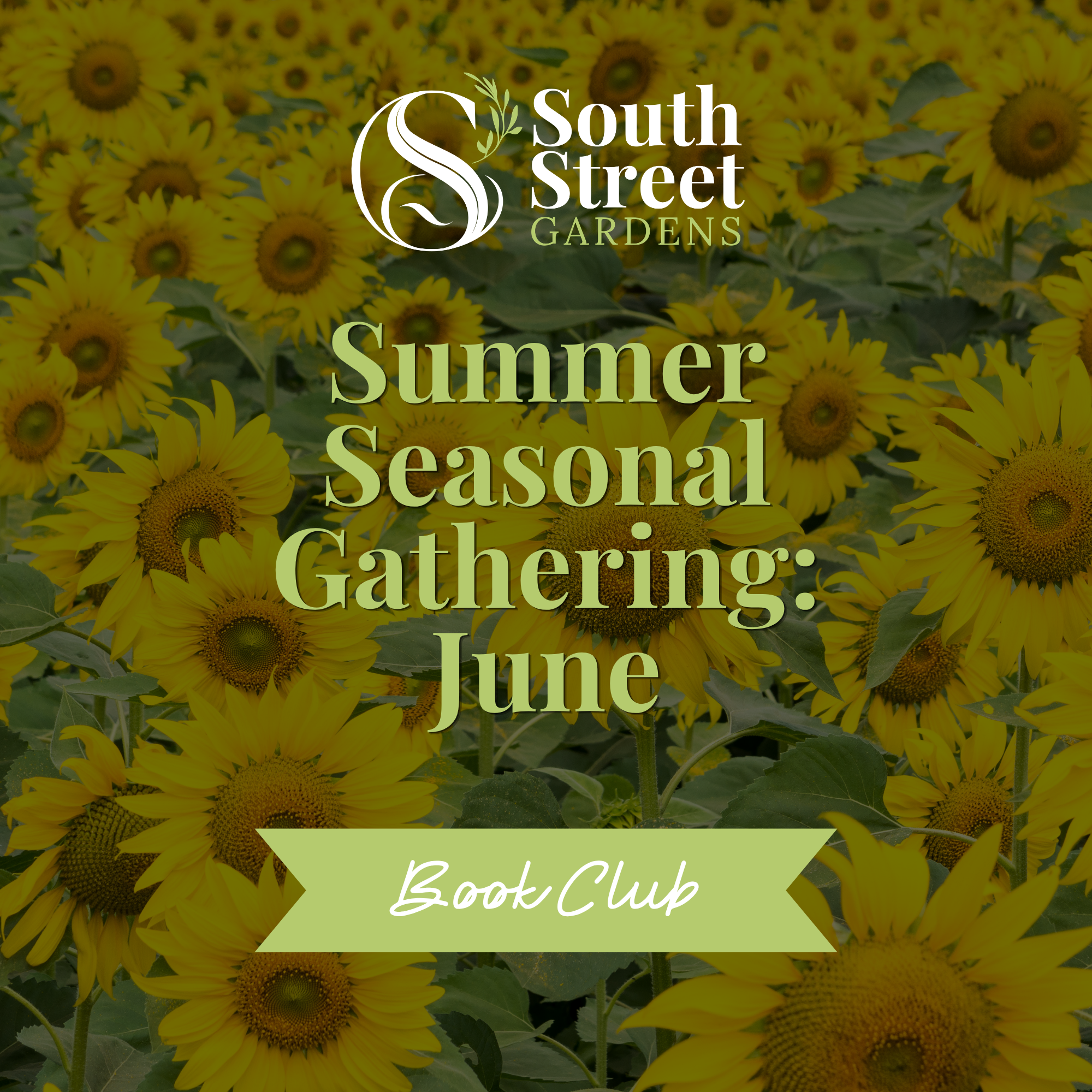 June Book Club: Summer Seasonal Gathering - Thursday, June 10, 6:30pm - 8:30pm