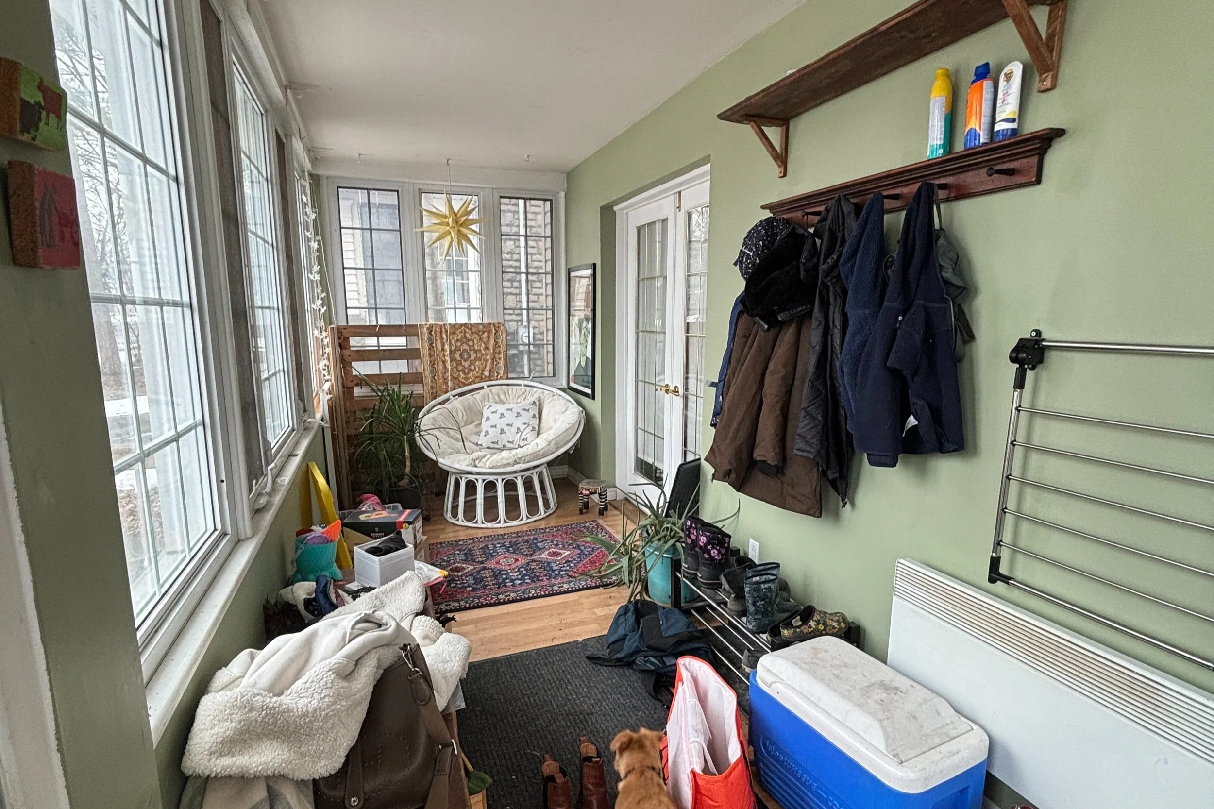 BEFORE - Lost real estate $$ when this room is used as storage