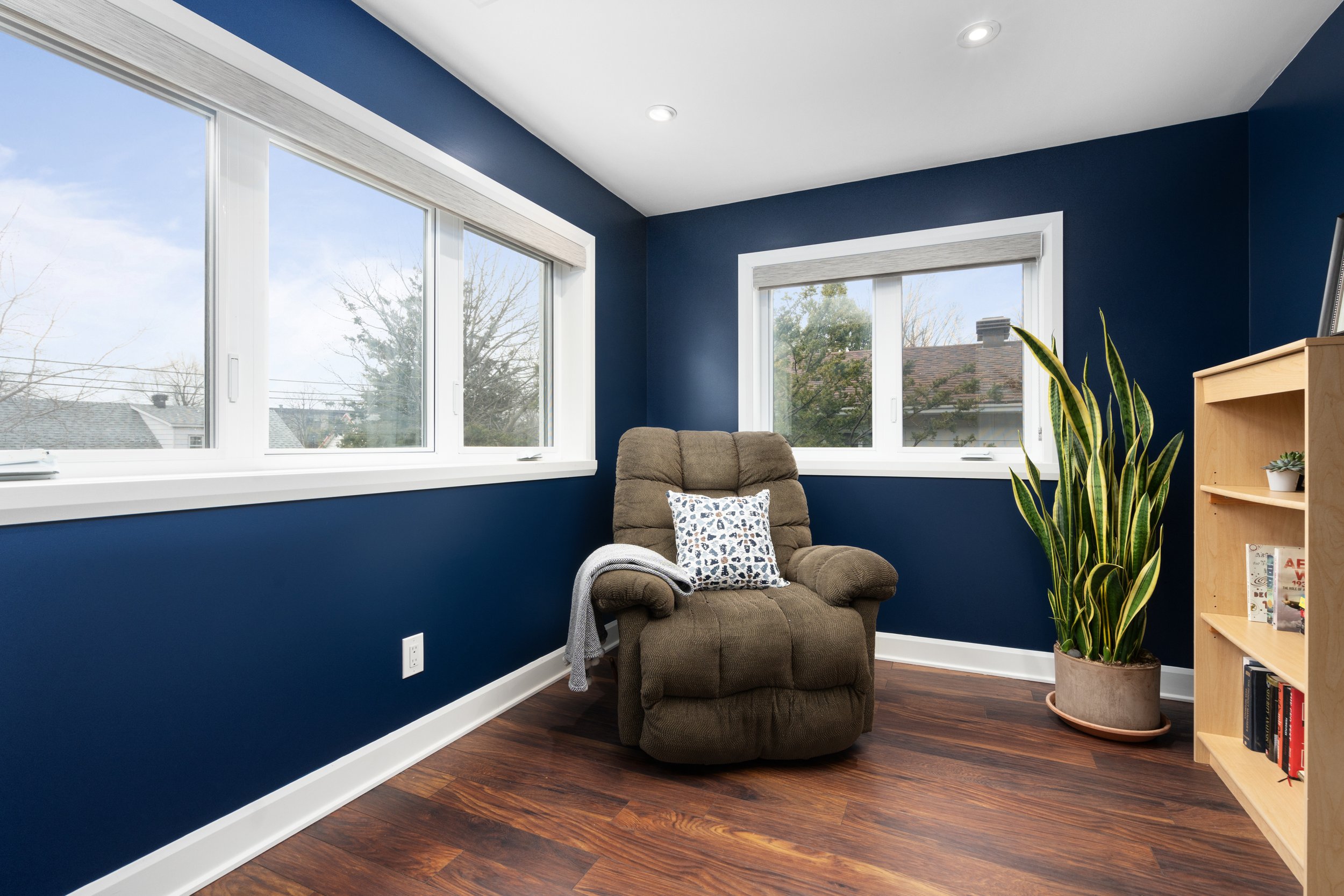 AFTER - Sitting room off of the primary bedroom