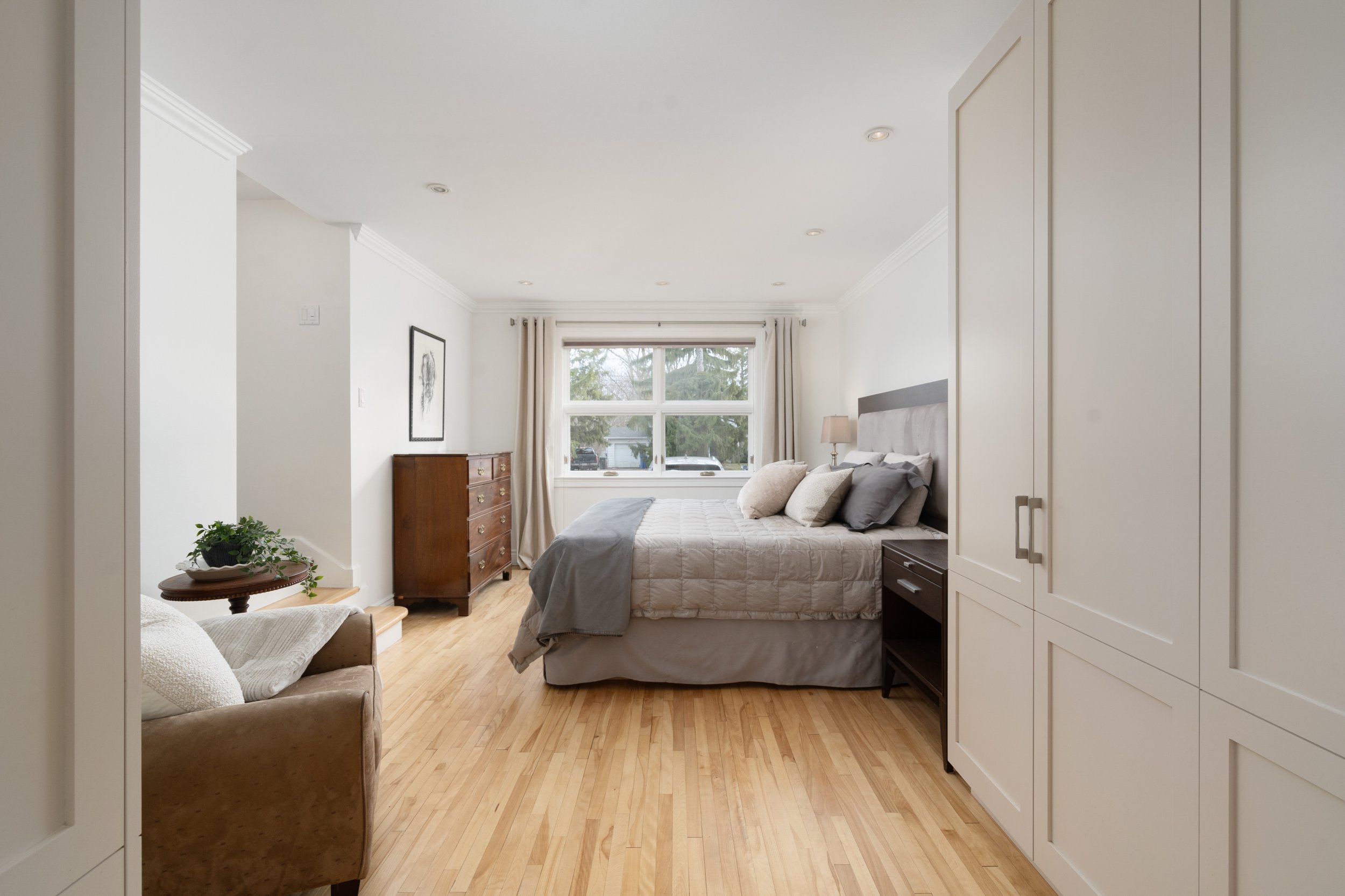 AFTER - Professional staging turns window into a focal point!