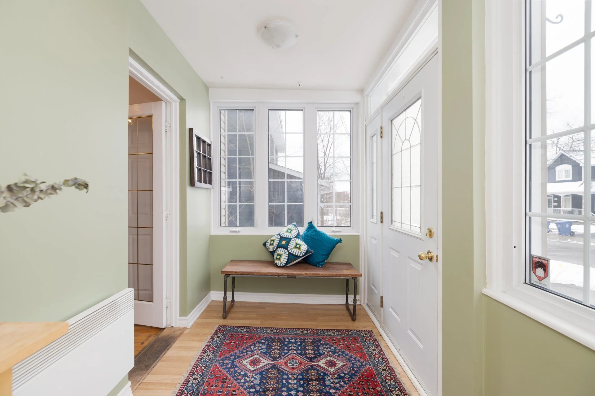 AFTER - Veranda, view to the front door