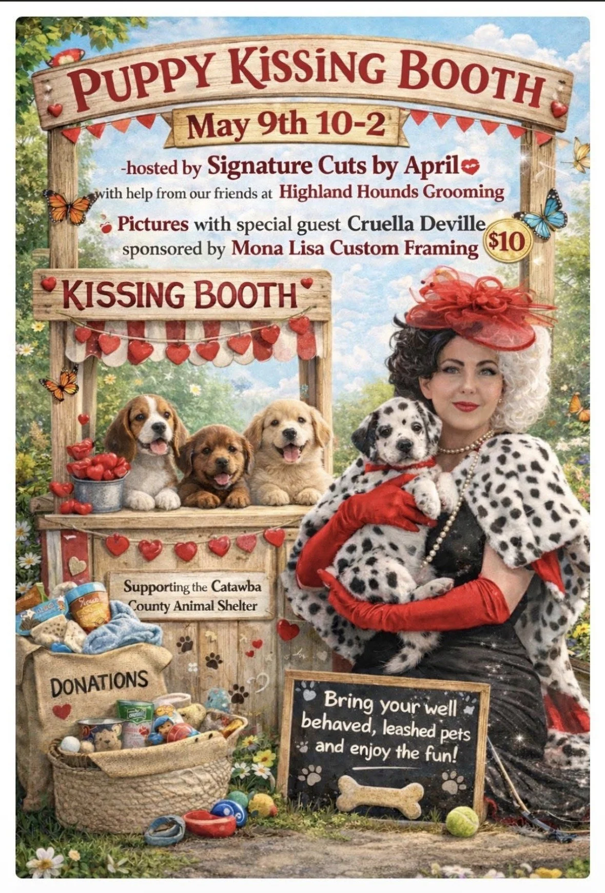 Puppy Kissing Booth