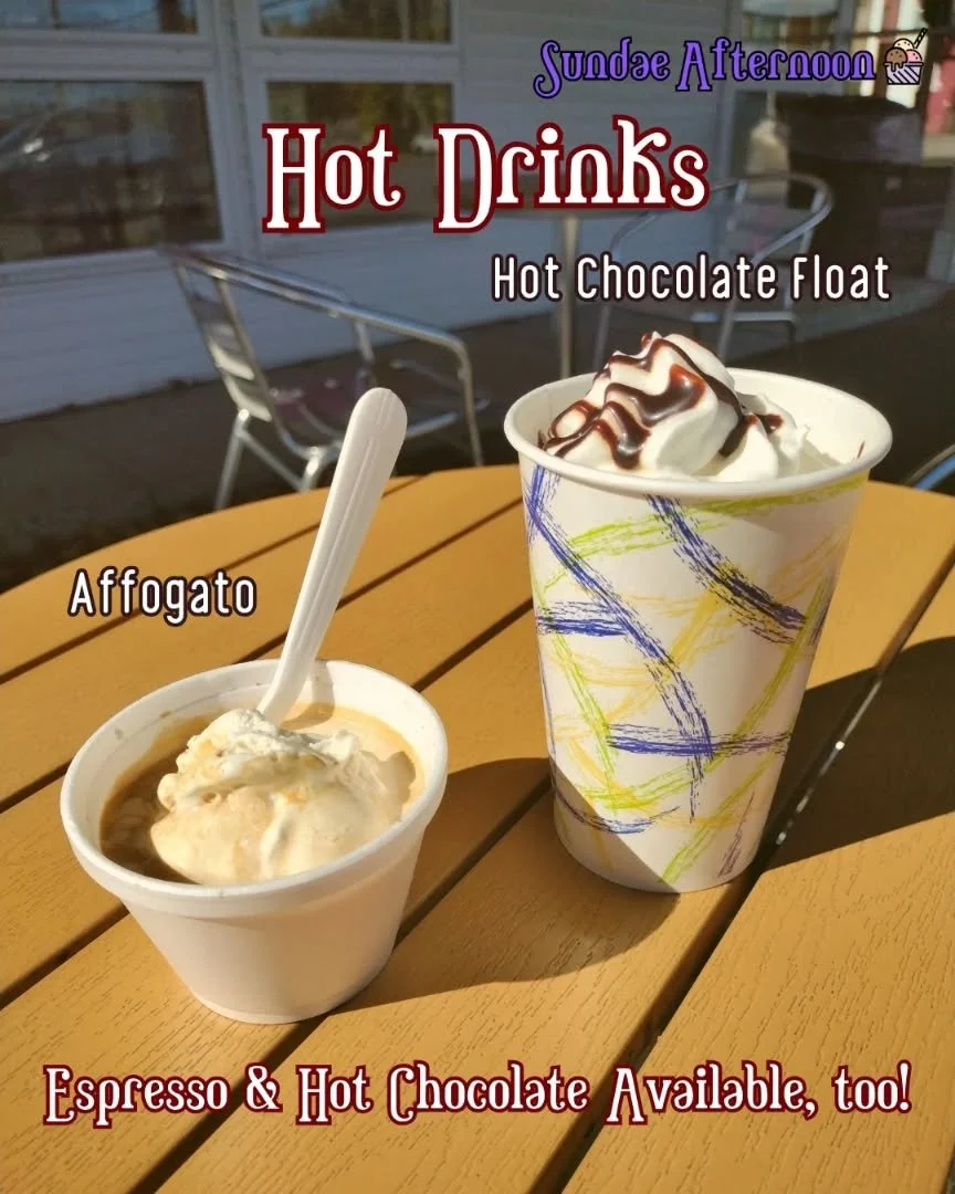 Just because it's getting chilly doesn't mean you can't get ice cream! We have espresso and hot chocolate now, which means hot chocolate floats and affogatos can be made on the spot! 🤤☕🍂

#icecreamlovers #placestogo #connecticut #dessertime #suppor