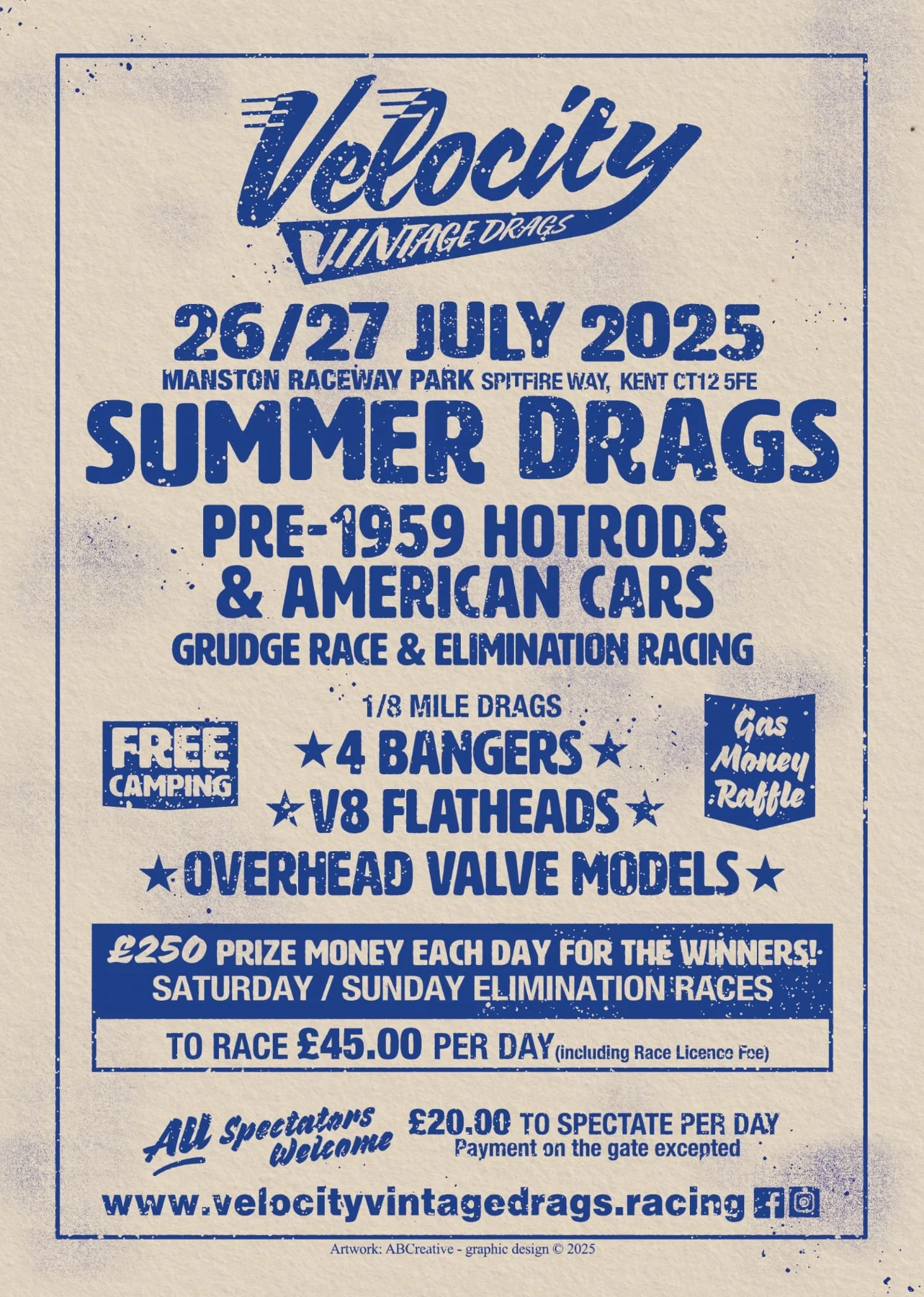 Manston Raceway Velocity Vintage Drags