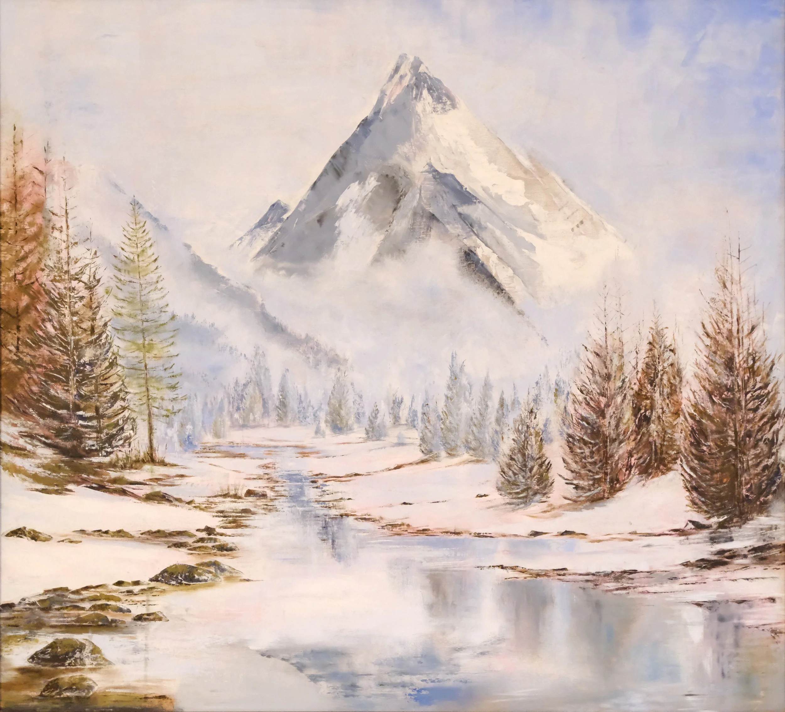 Alpine Mist, 94x84cm, Sold