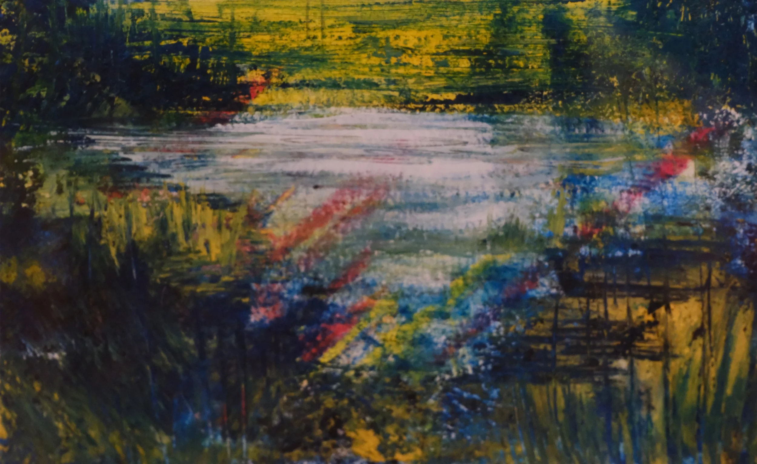 Marsh Sketch Pt I, 33x26cm, For Sale As Pair