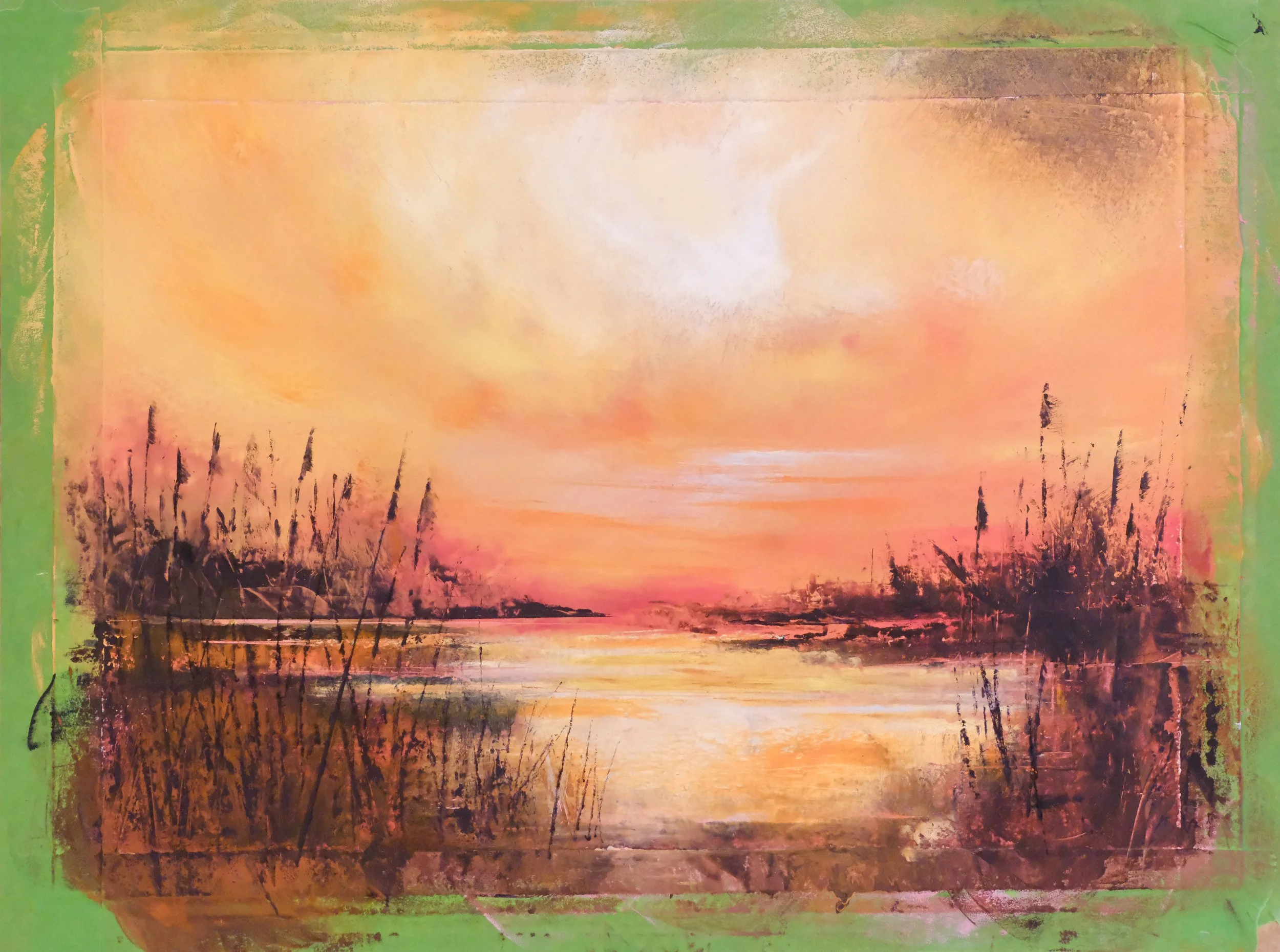 Sunset, 46x36cm, For Sale