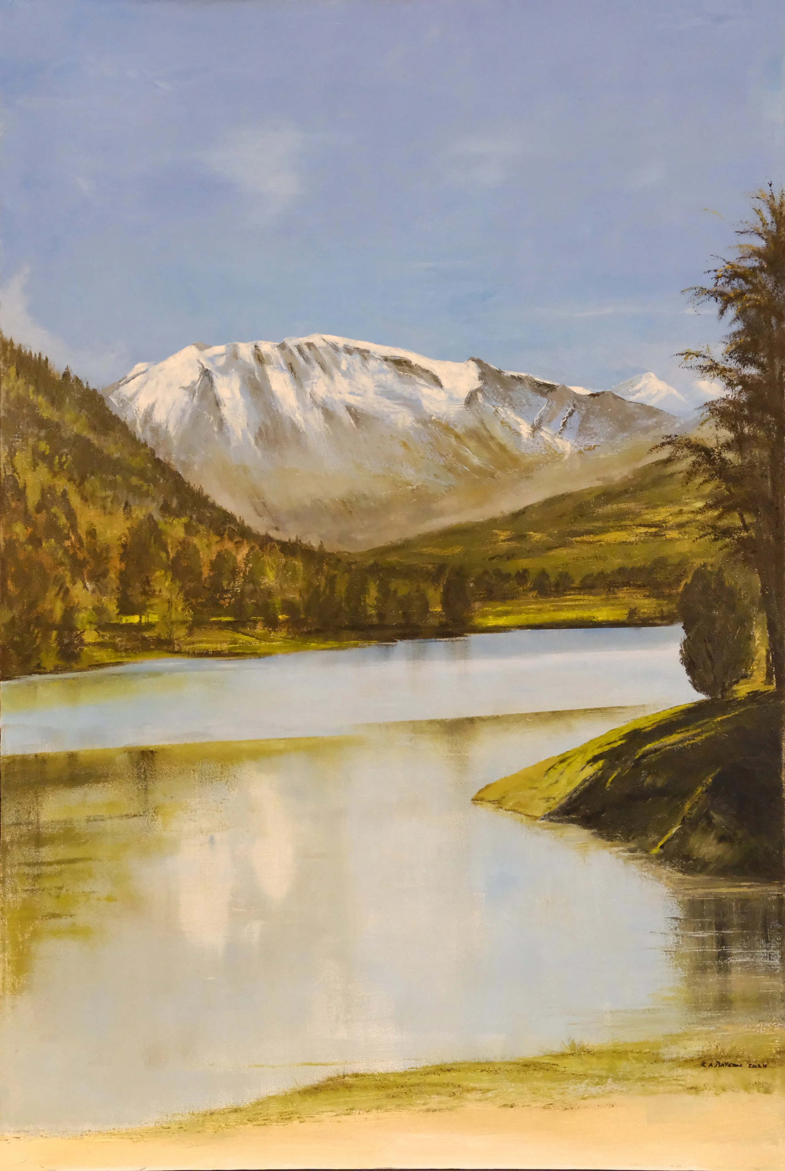 Lac Des Illettes, 60x90cm, For Sale