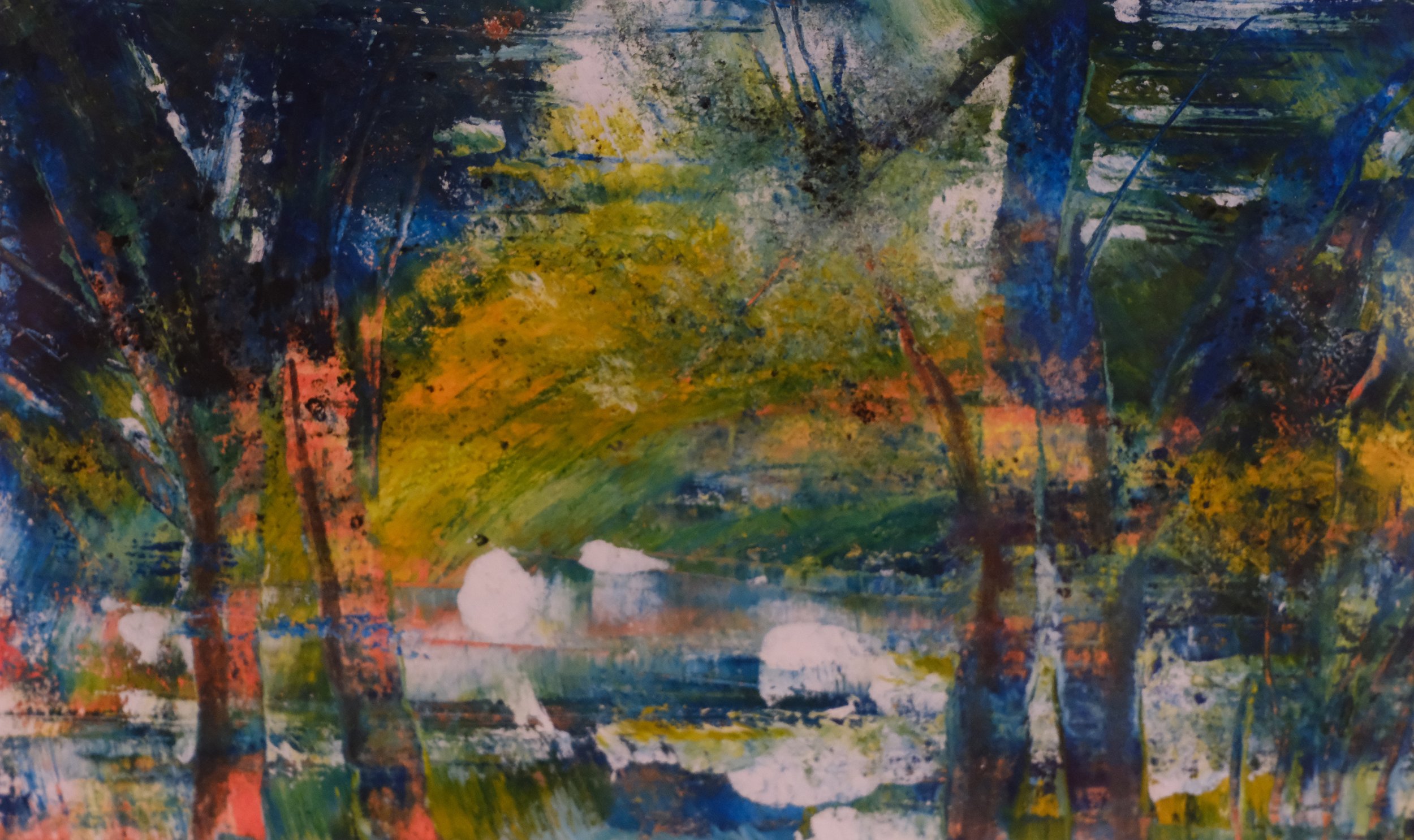 Marsh Sketch Pt II, 33x26cm, For Sale As Pair