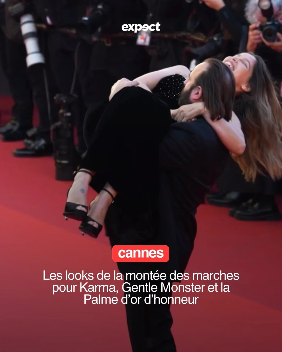 Jour 4 du #FestivaldeCannes ! ⭐️

Ils ont mont&eacute; les marches &agrave; Cannes ce vendredi 15 mai 2026 pour &laquo;&nbsp;Karma&nbsp;&raquo;, &laquo;&nbsp;Gentle Monster&nbsp;&raquo; ou la remise de la Palme d&rsquo;or d&rsquo;honneur &agrave; #Jo