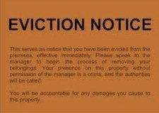 Landlord/Tenants -Residential Eviction Notice