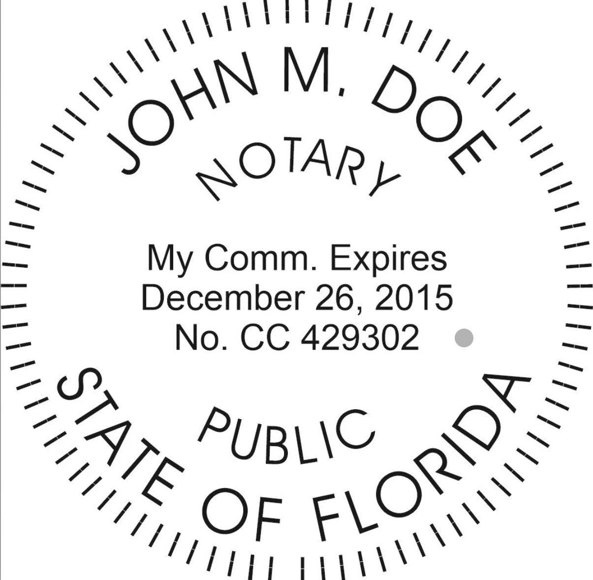 Public Notary Seal- Additional