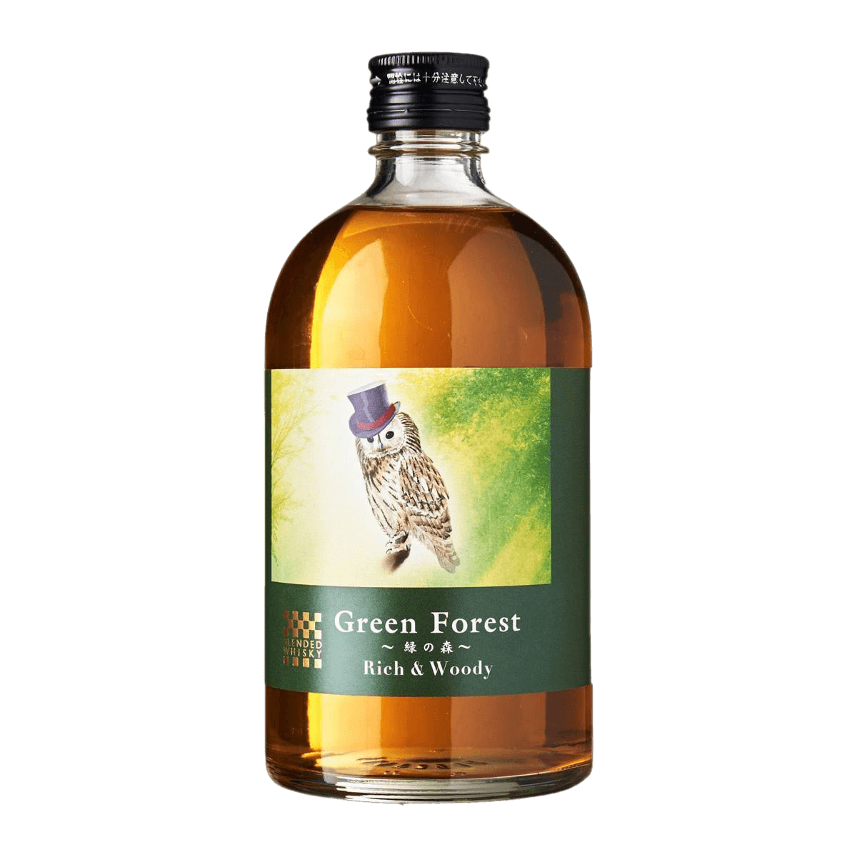 Green forest Japanese whiskey