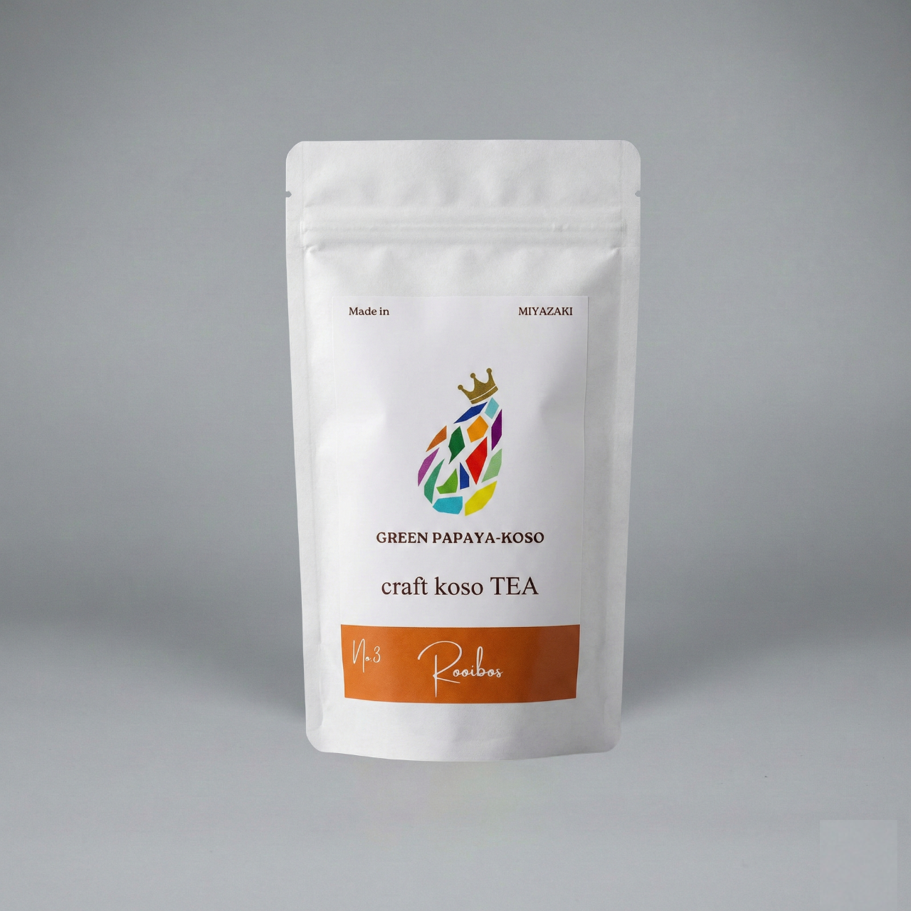 Miyazaki Thé Rooibos à la Papaye – 7 sachets | Bien-être bio du sud du Japon