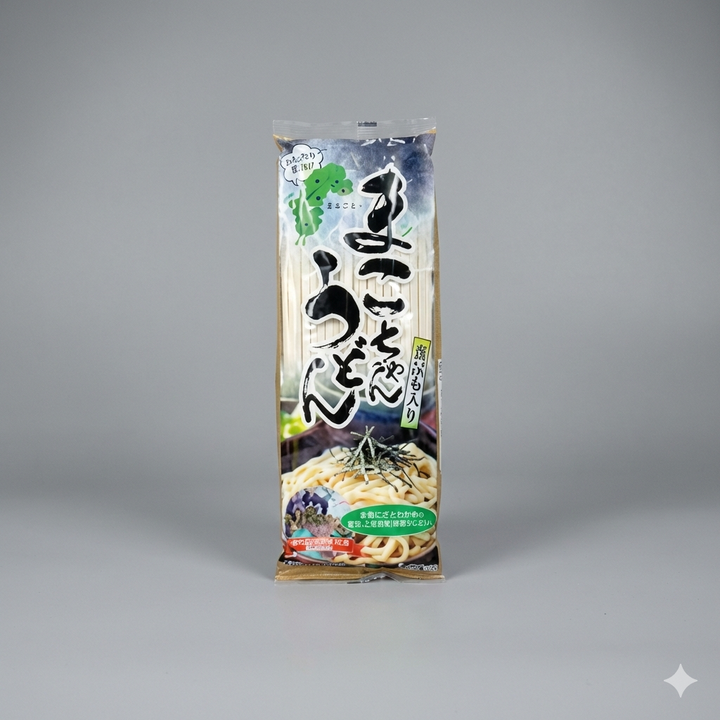 Nouilles Udon au Ma-Kombu (Véritable Kombu) - 200g