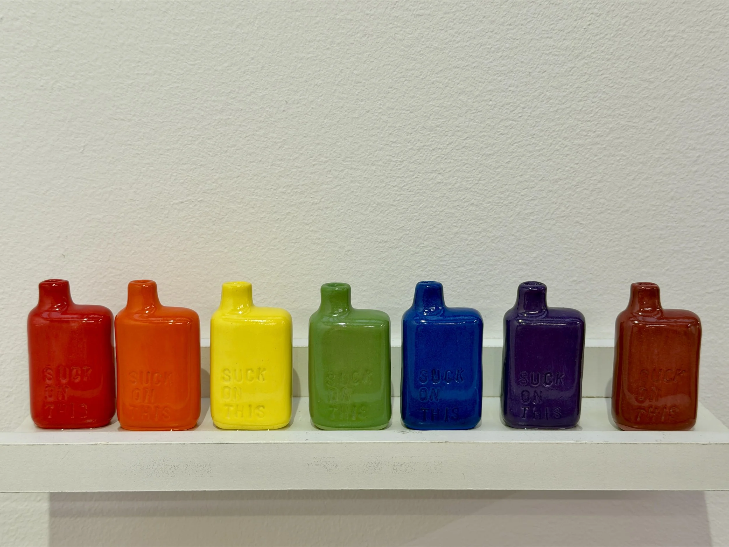 "Suck On This" displayed at The Other Art Fair, London (March 2026)