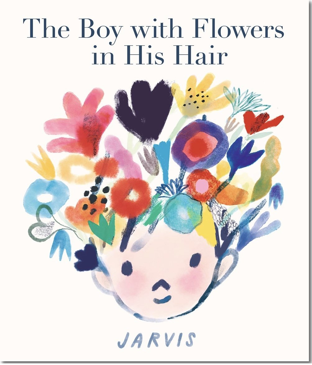 Boy with Flowers In His Hair