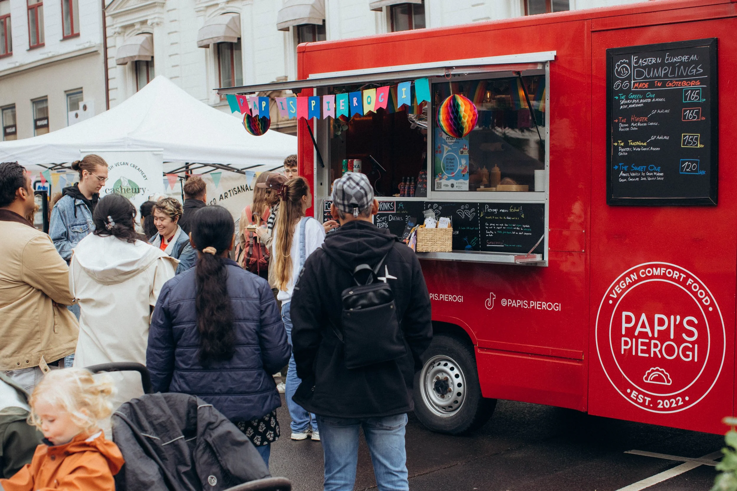 papi's pierogi grönsakstorget