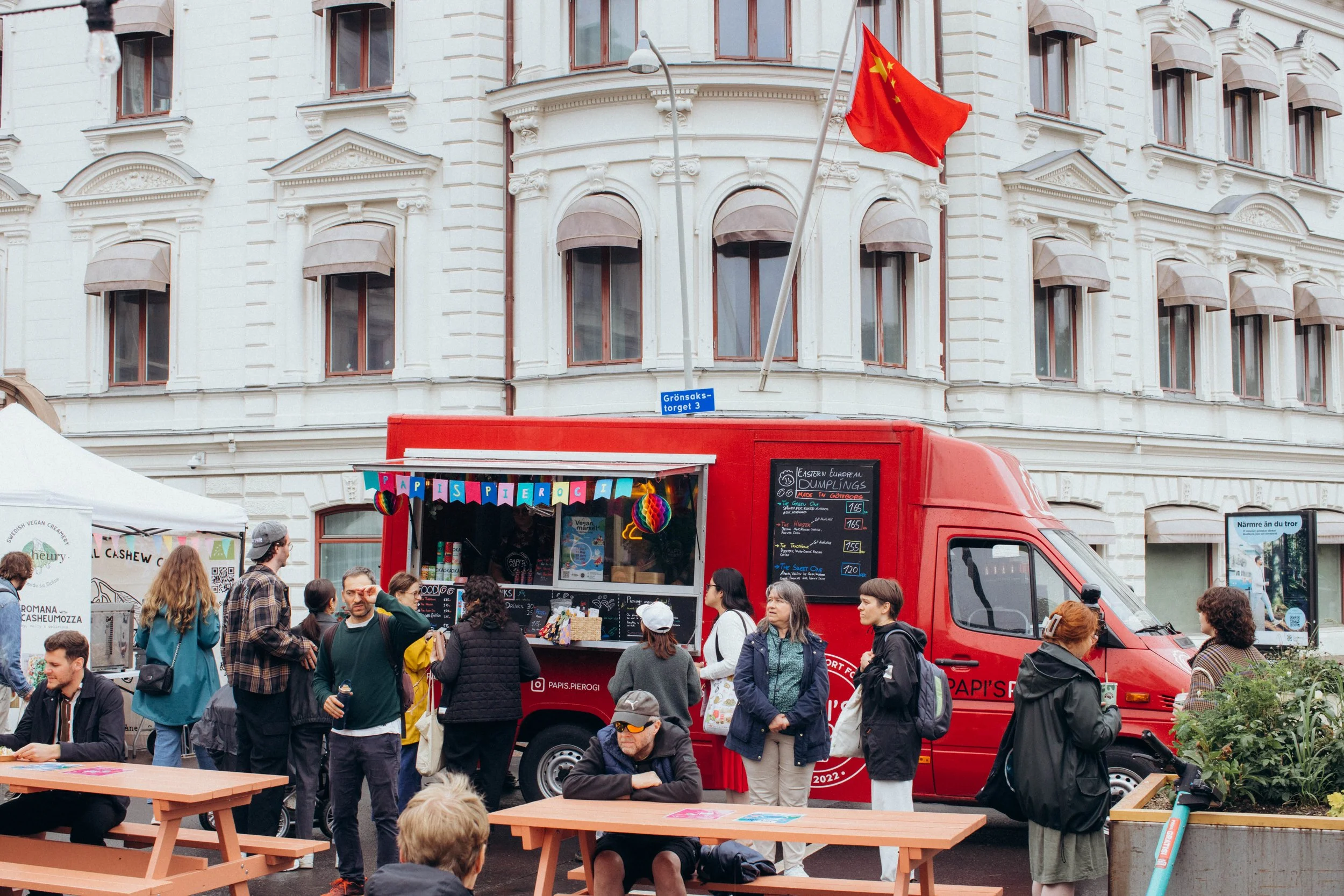 papi's pierogi grönsakstorget