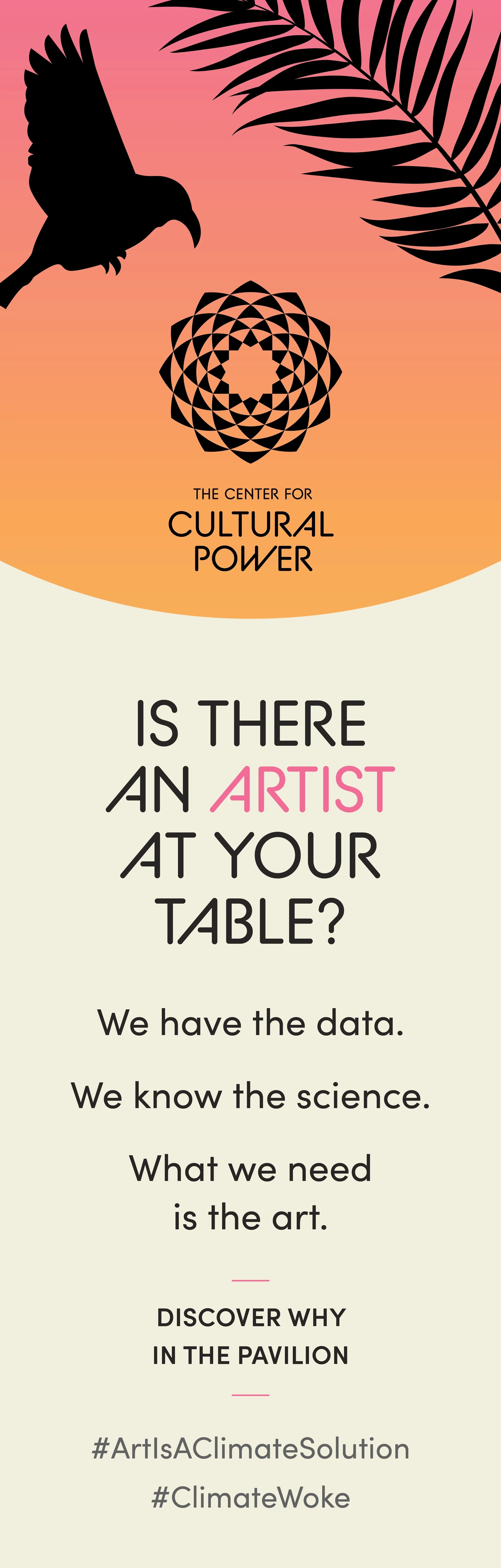 Banner graphic for central placement near the key conference registration queue. We developed the narrative, communications strategy and hashtags specifically for The Nest audience.