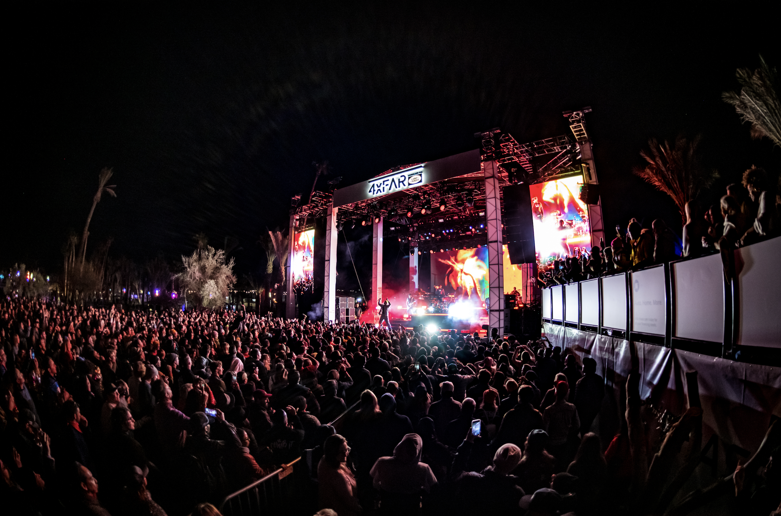 VIP Chase Sapphire guests enjoyed a premium vantage point on the main stage action.