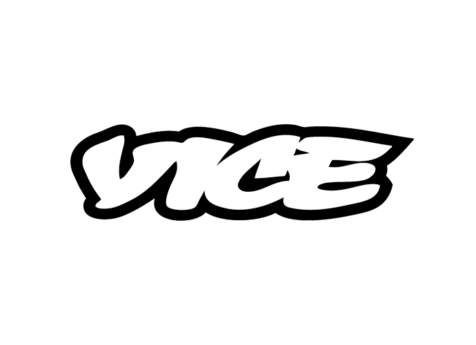 Black background with the white outlined