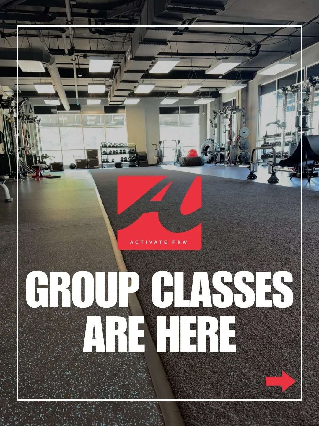 Group classes are officially HERE. 🔥

One membership. Unlimited classes. Mix and match your week with Activate Strength, Activate HIIT, Peak Performance, Boxing Basics, and Kick It!

And to kick things off: the first 30 people get 3 weeks for $30.


