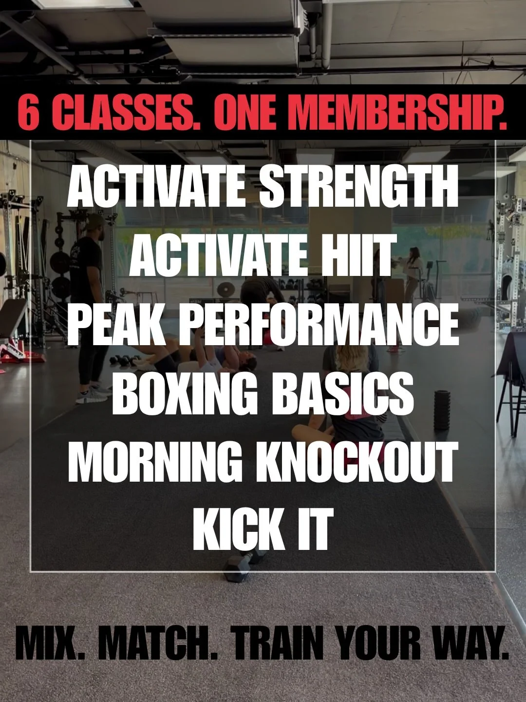 Your group class cheat sheet. 

Six classes. One membership. Many ways to train. 

Swipe through the lineup➡️

For the days you want to lift heavy and get stronger. 

Build muscle and strength through progressive overload designed to move you towards