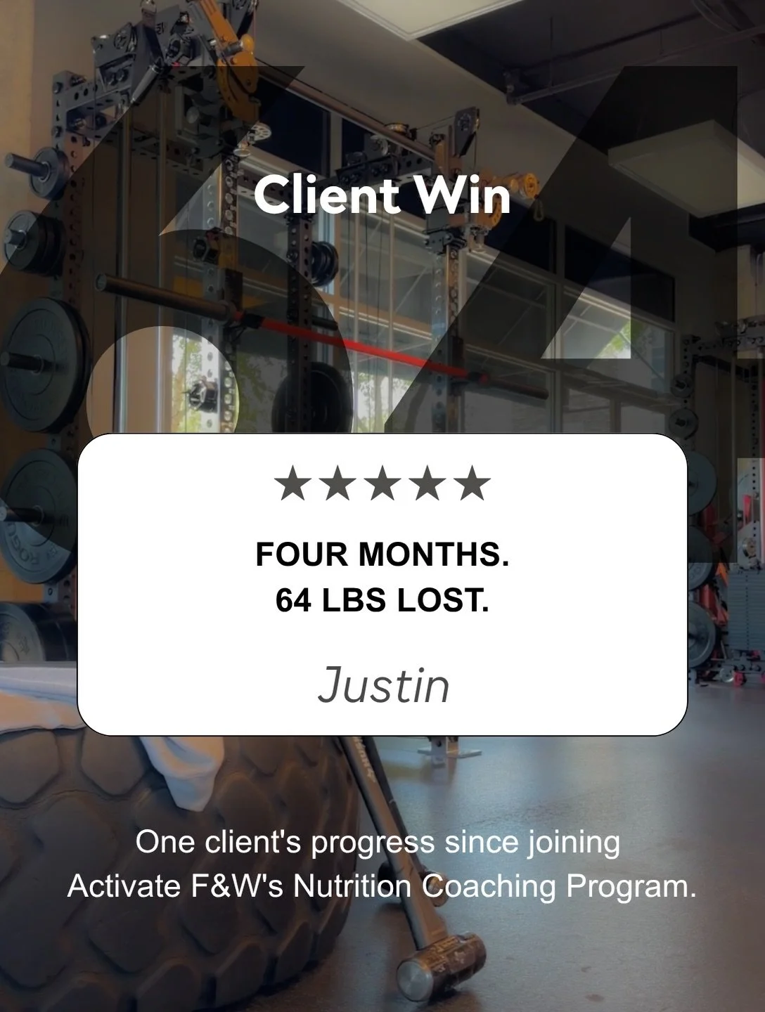 64 pounds down and feeling stronger than ever. 👏

In just four months, Justin has gone from 364 to 300 lbs. But the numbers are only part of the win.

No crash diets. No feeling restricted. Just a personalized plan, consistent effort and the account