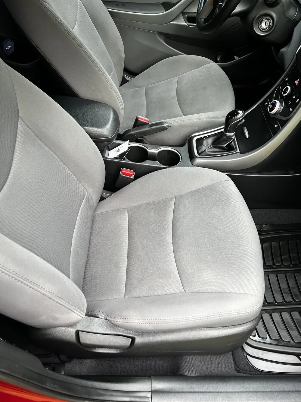 Seats after shampoo