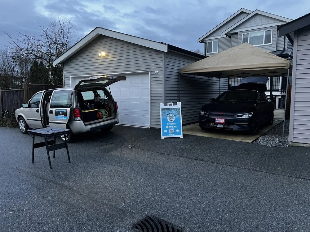 Young Gun'z mobile detailing van setup