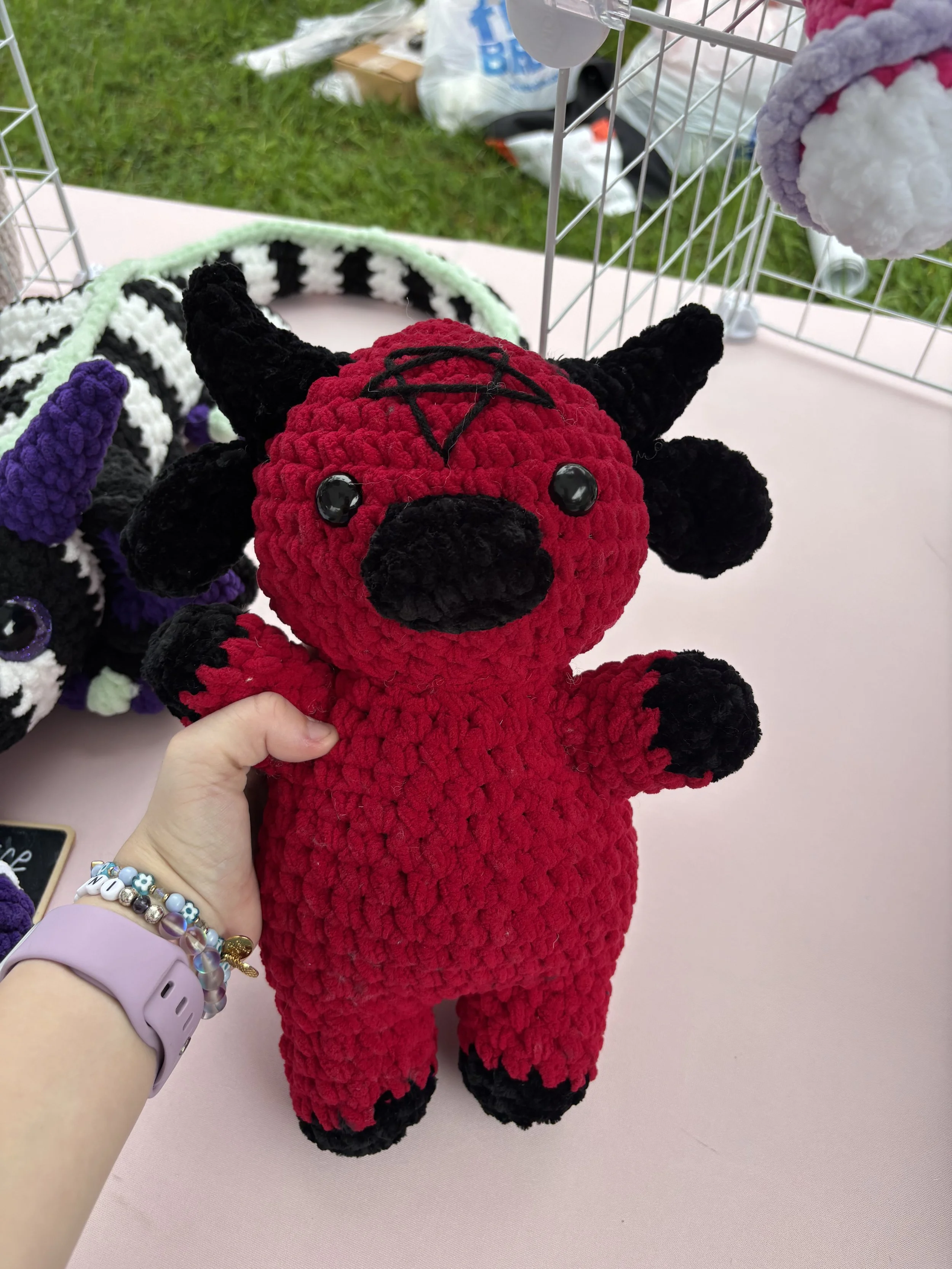 Crochet Devil Cow