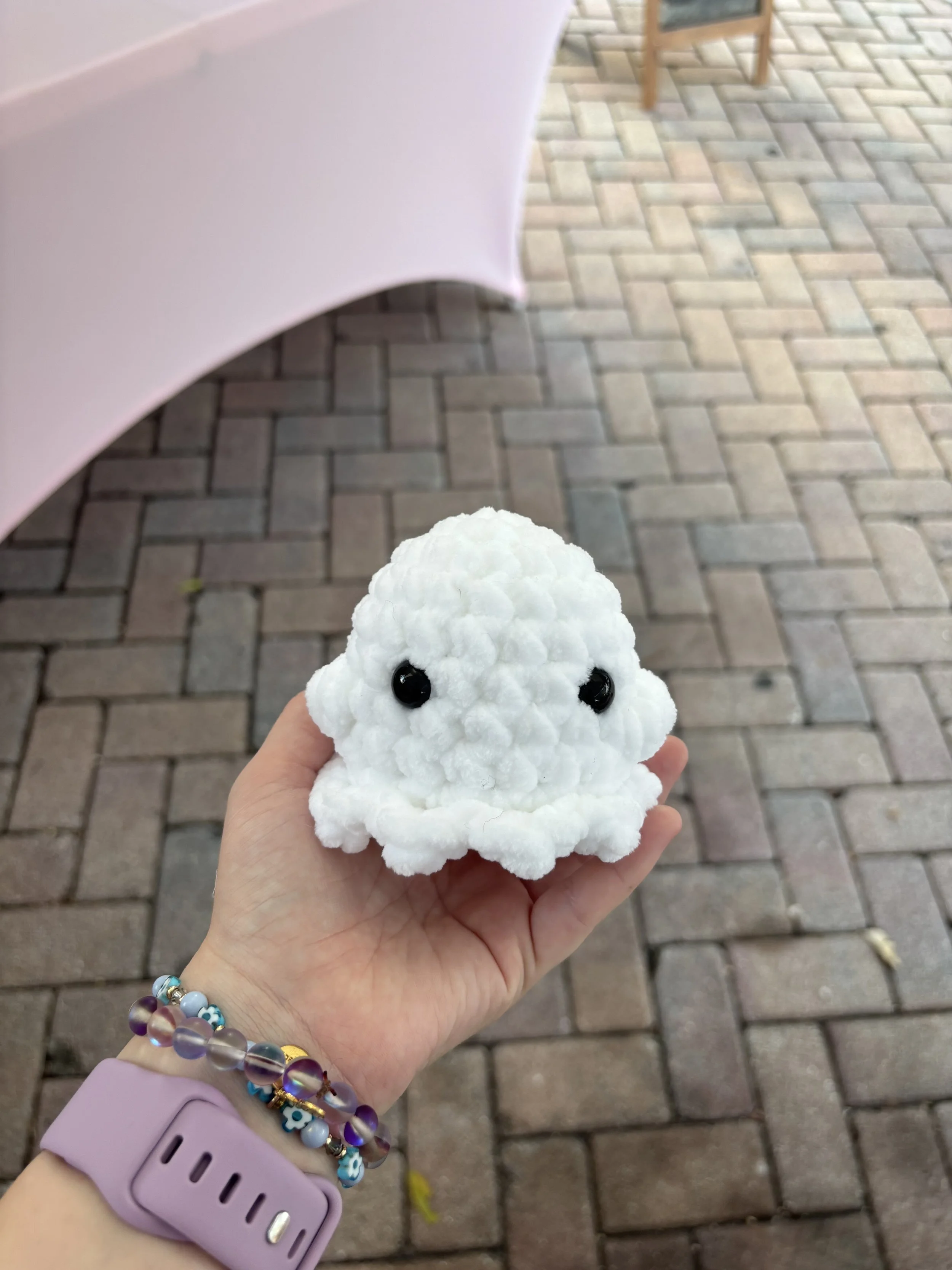 Crochet Mini Ghosts